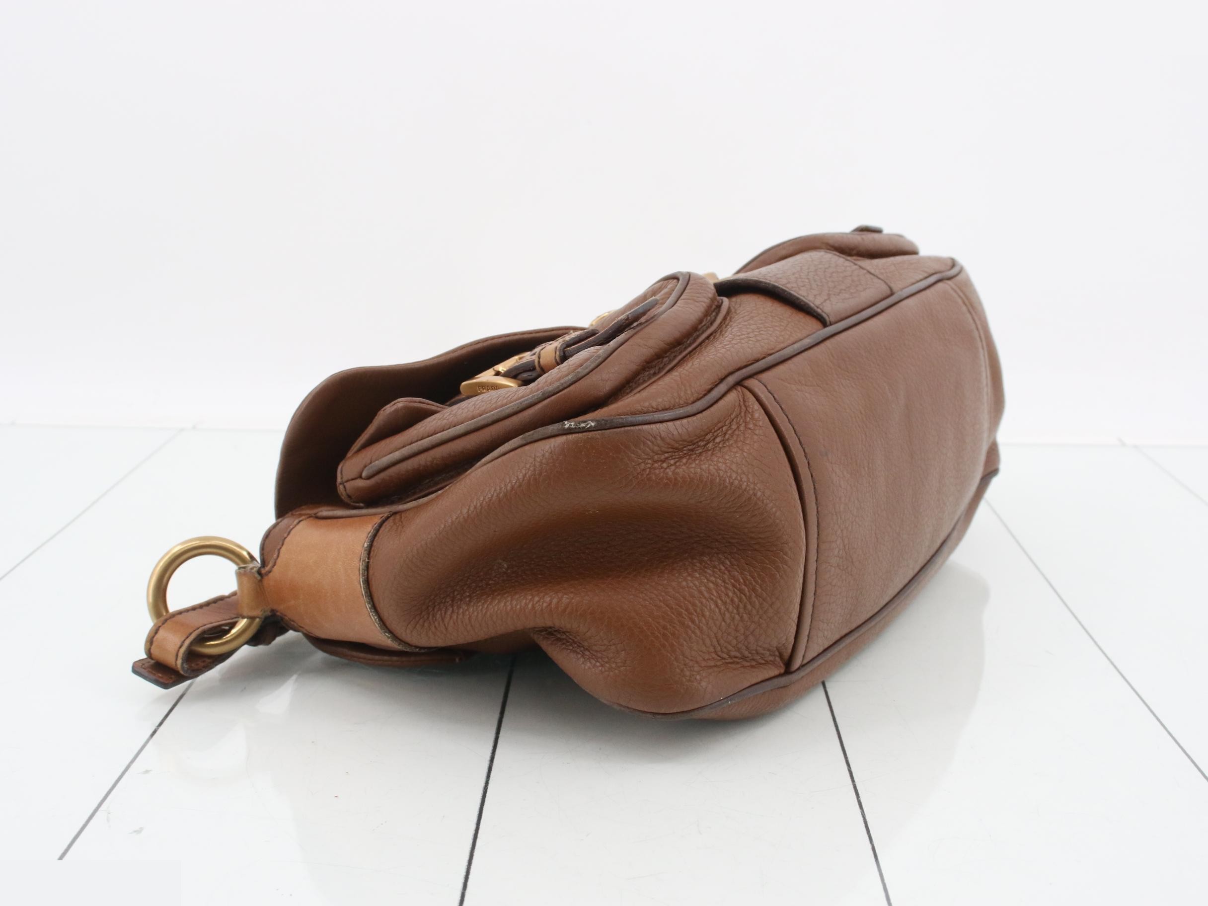 Leather shoulder bag — view 5