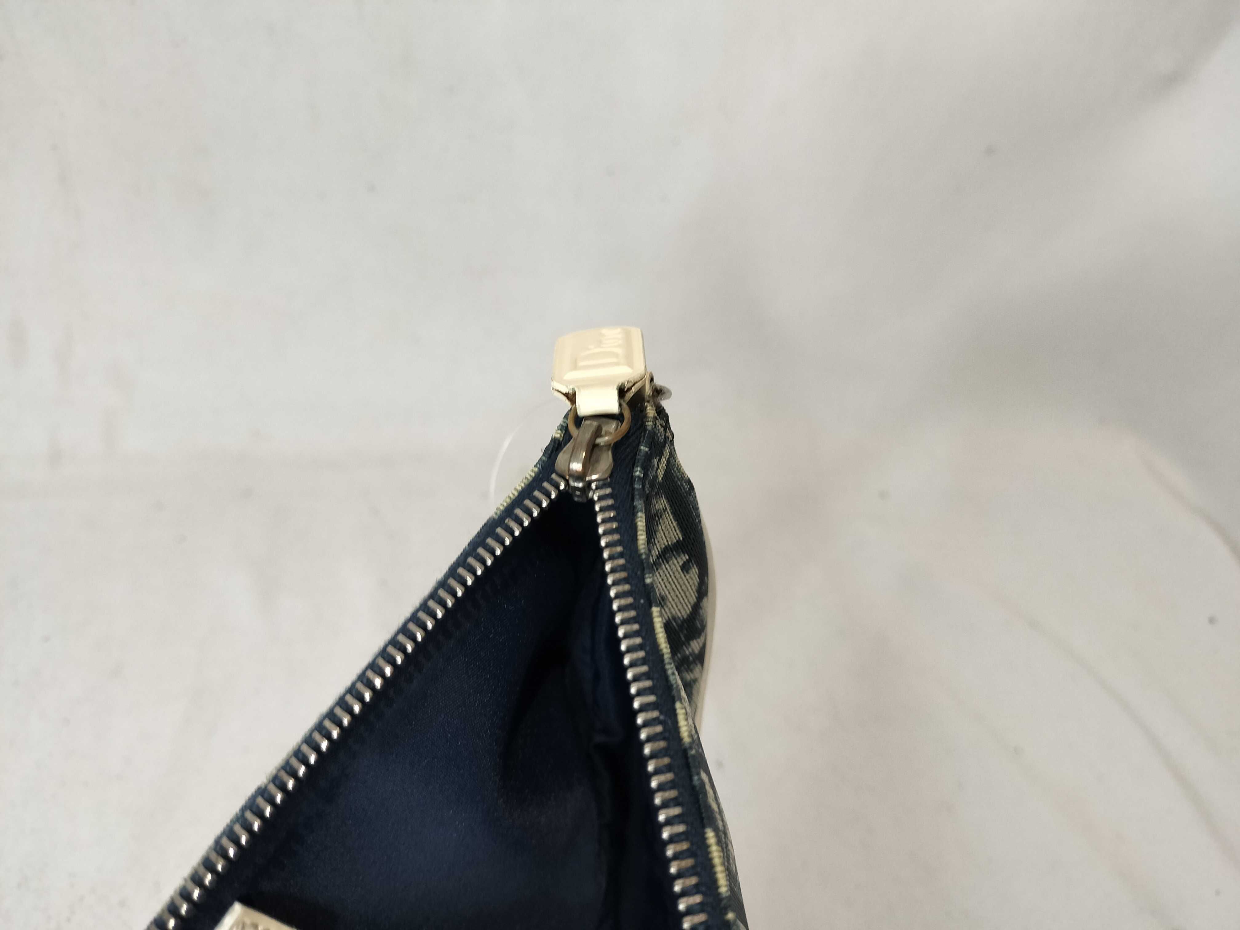 Trotter Saddle Bag PVC Navy Pouch Handbag — view 11