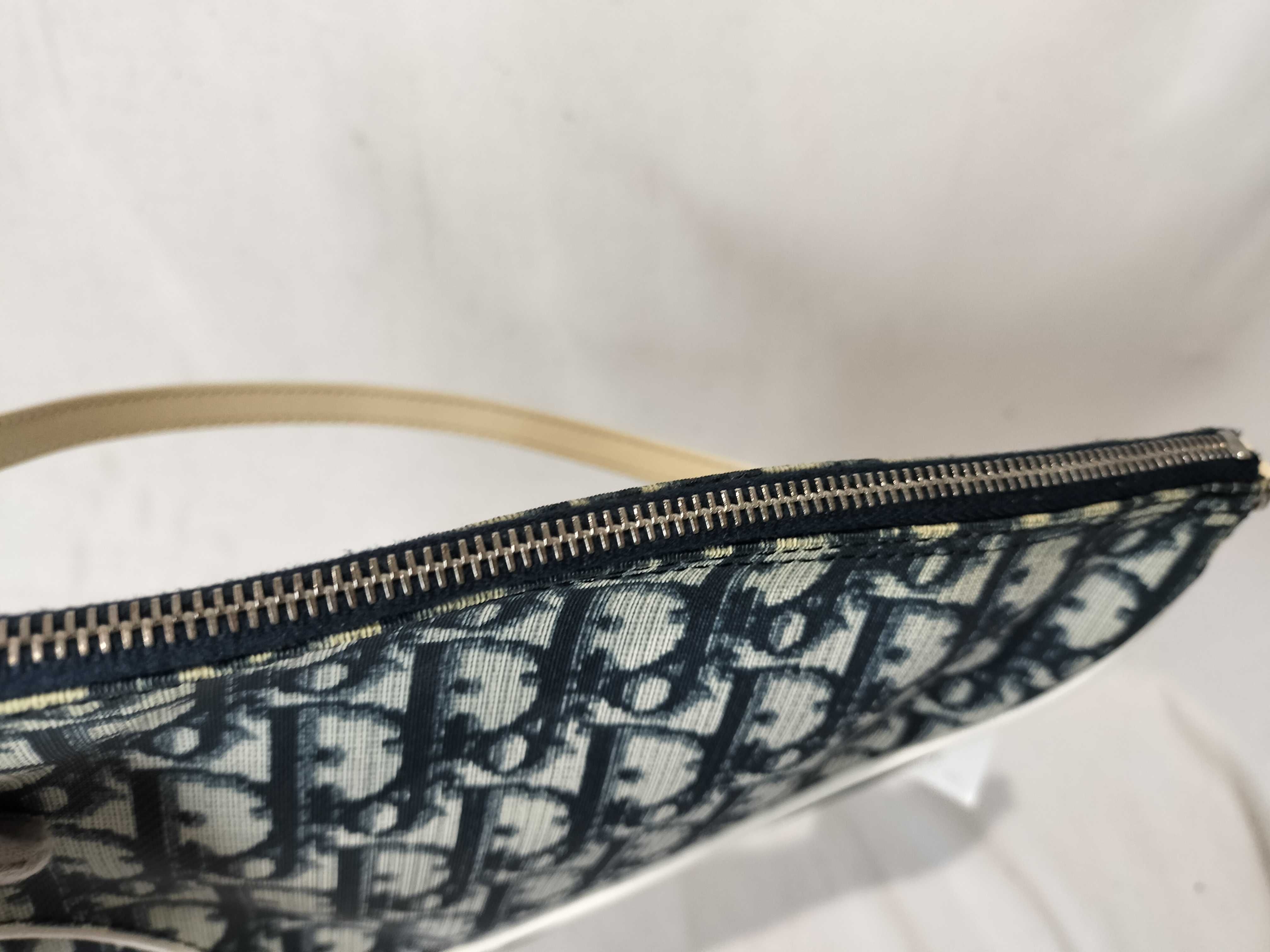 Trotter Saddle Bag PVC Navy Pouch Handbag — view 8