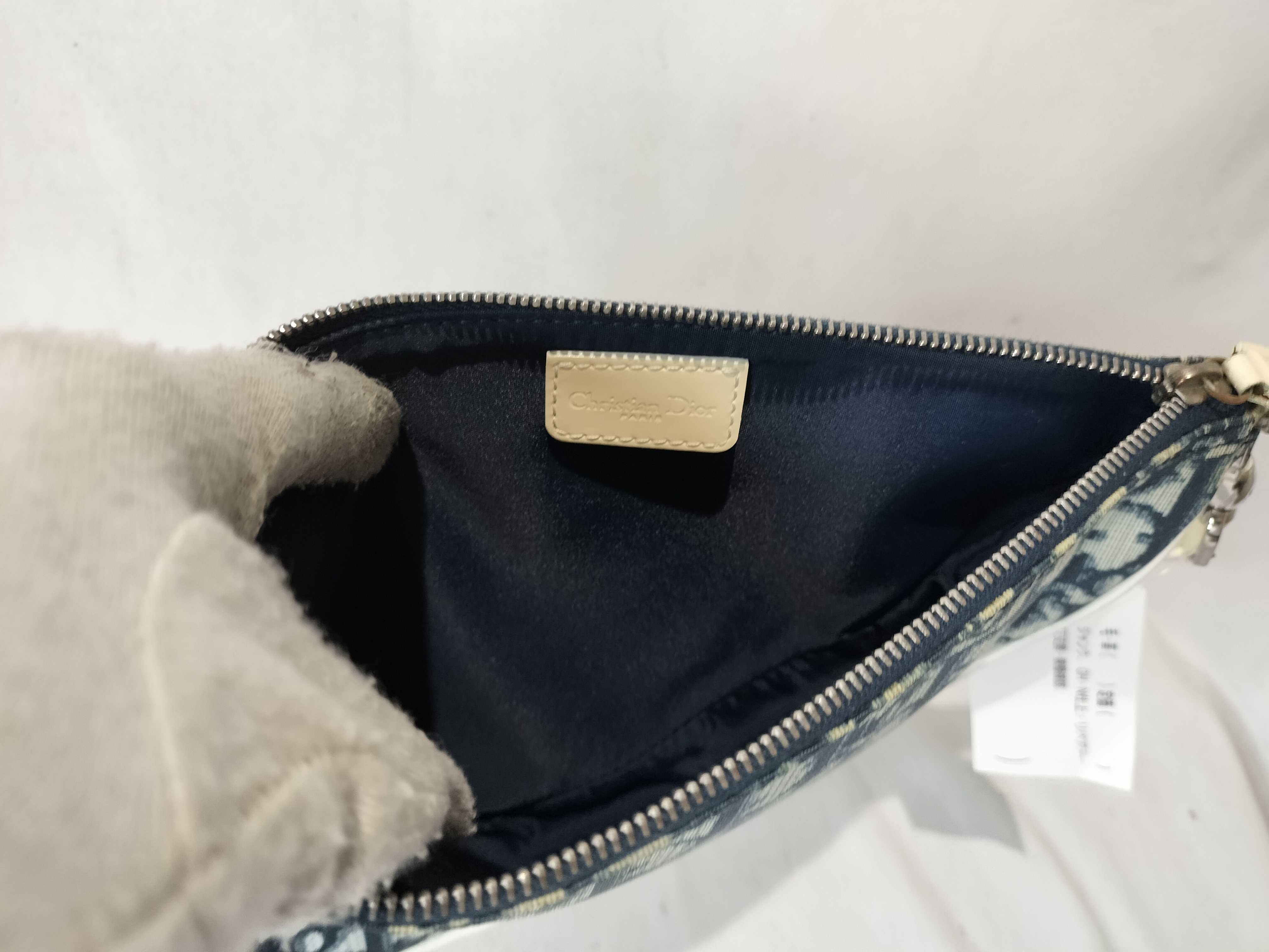 Trotter Saddle Bag PVC Navy Pouch Handbag — view 9