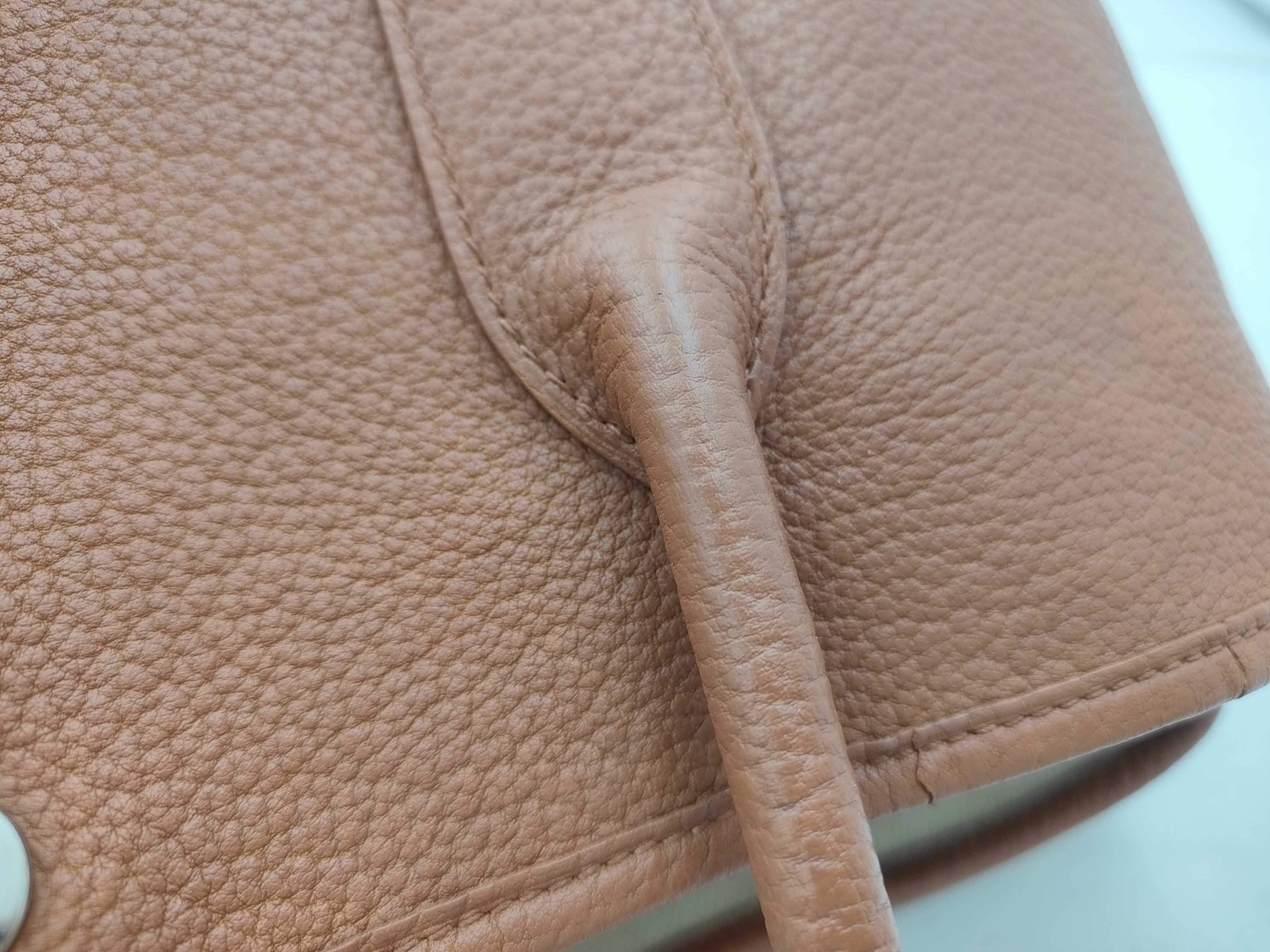 Garden Party Negonda L Brown Silver Hardware Tote Bag — view 5