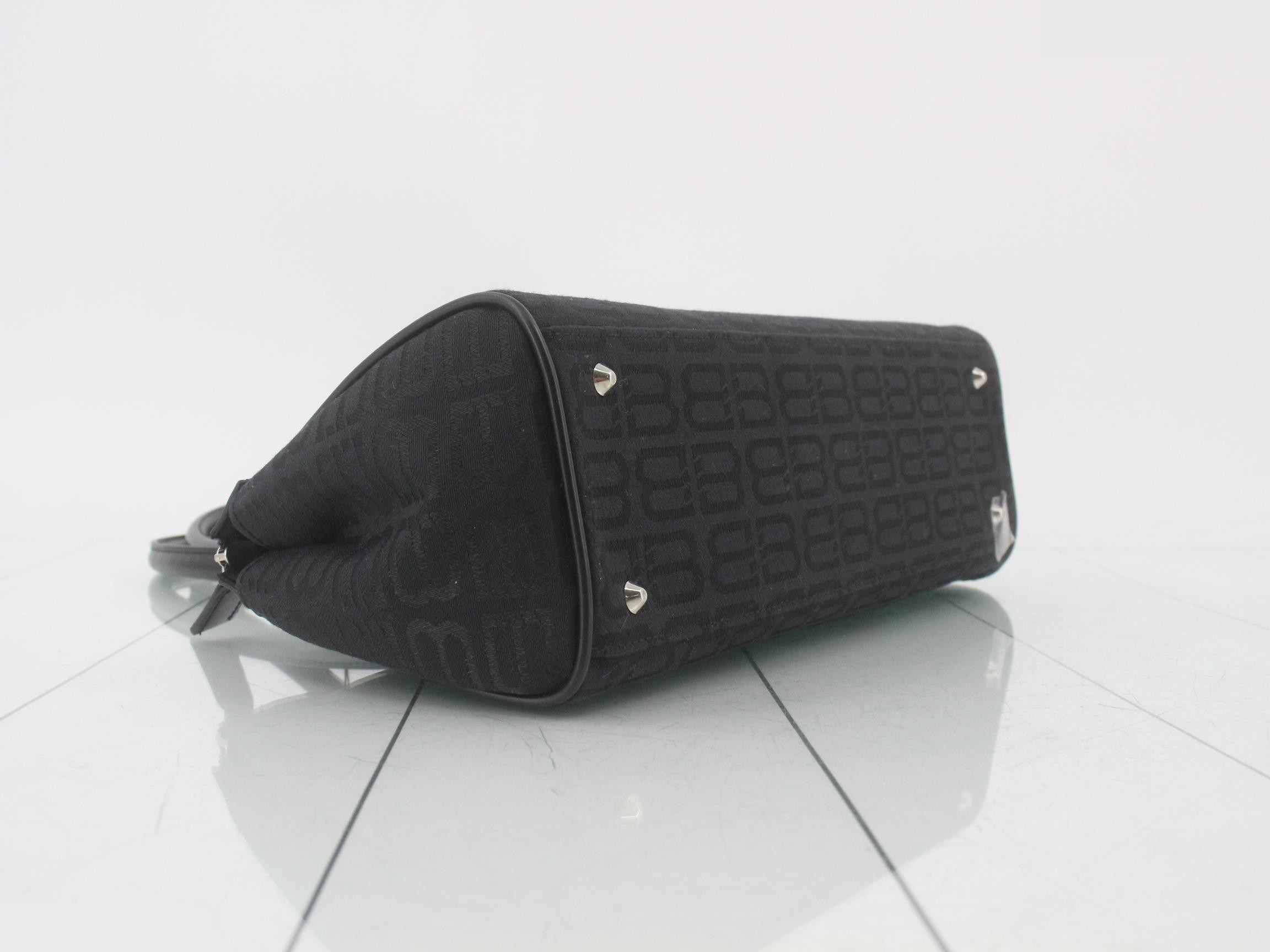 BB pattern canvas, black, W33 H15 D8.5 — view 5