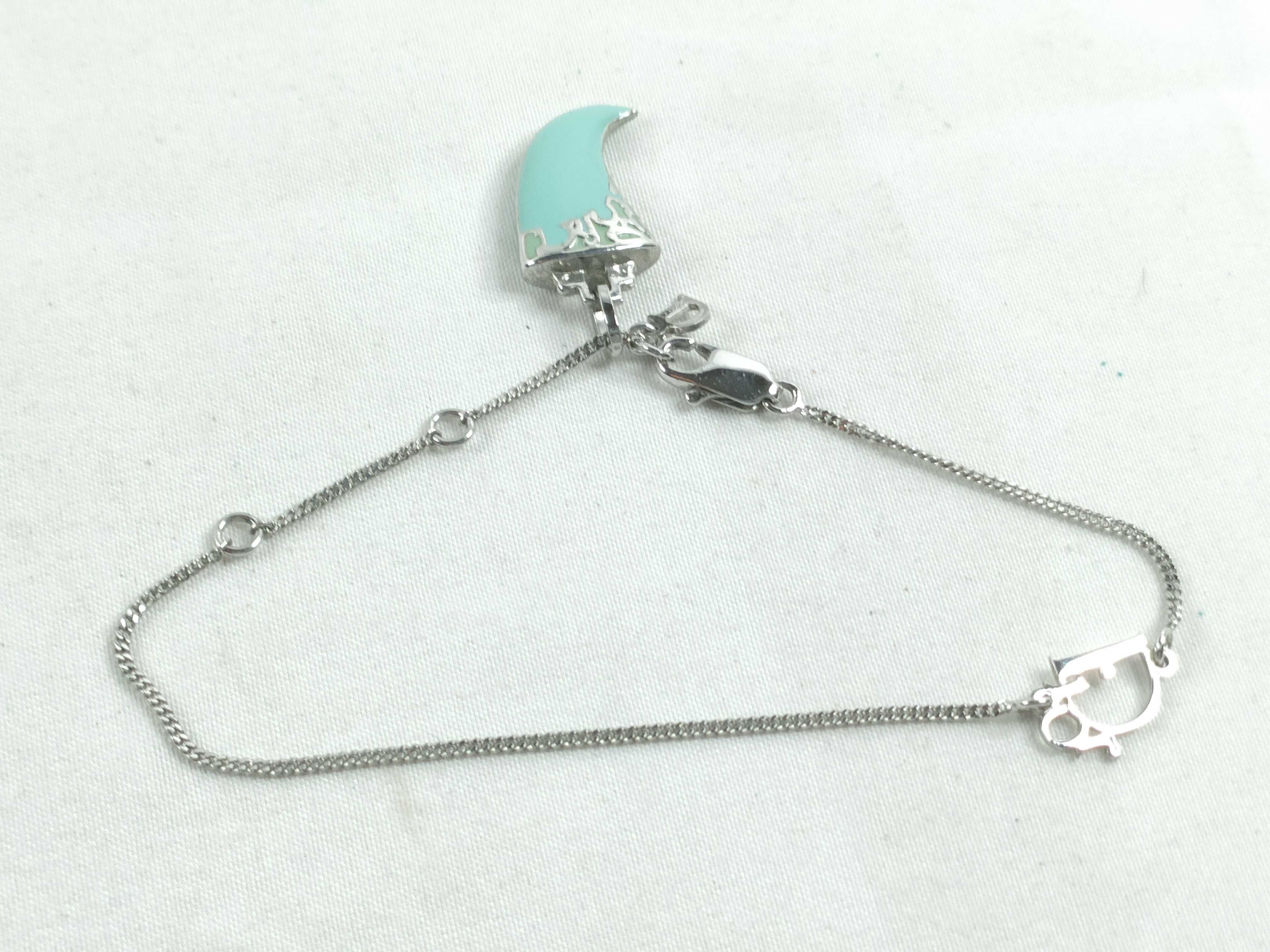 fang motif light blue bracelet (bracelet/bangle) — view 2