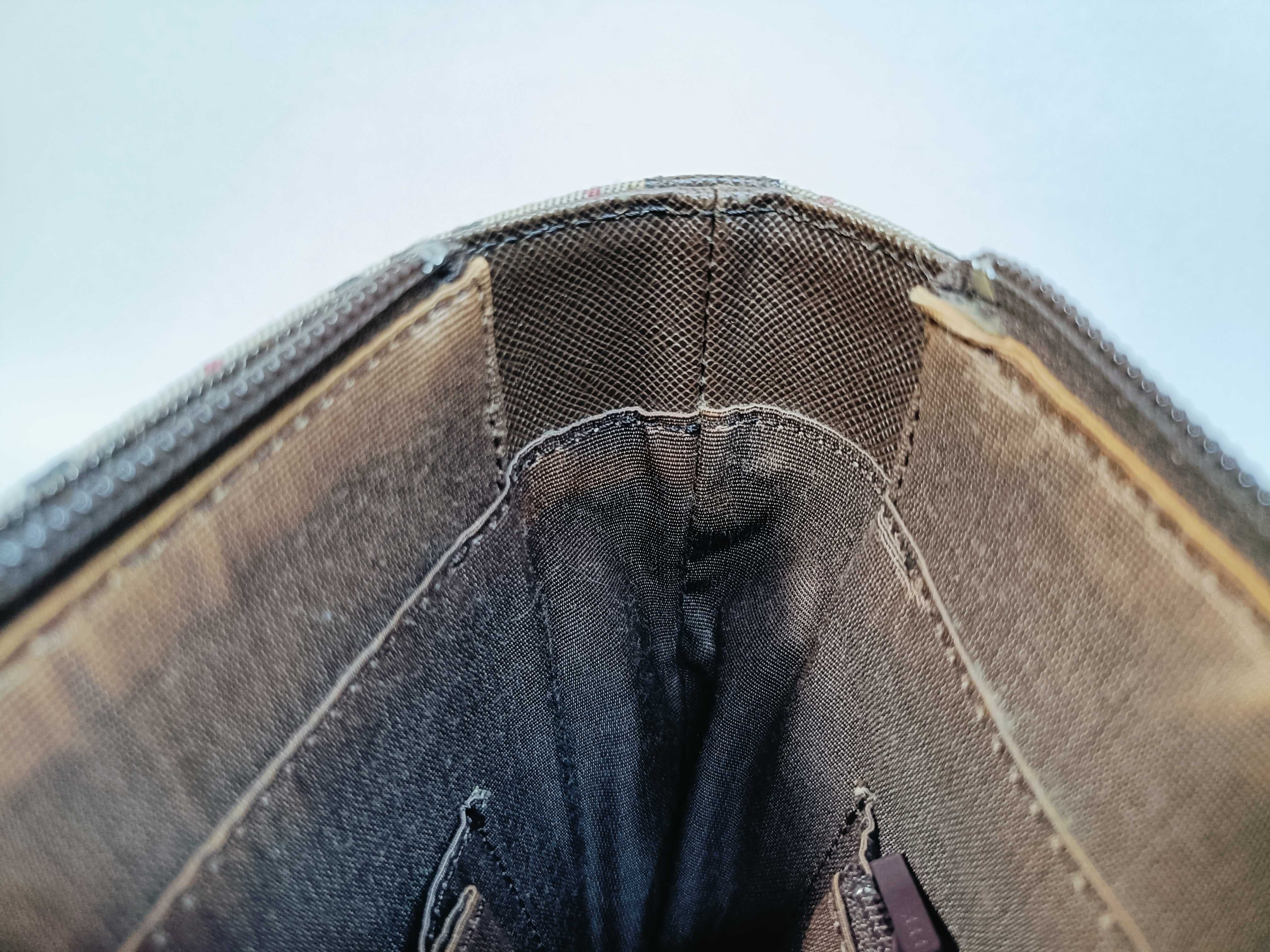 Nova Check Canvas x Leather Hand Tote Bag — view 10