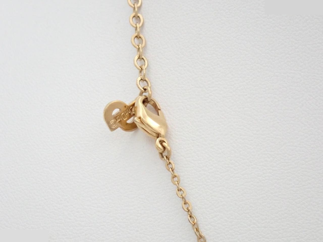 Gold necklace, chain approximately 44cm — view 2