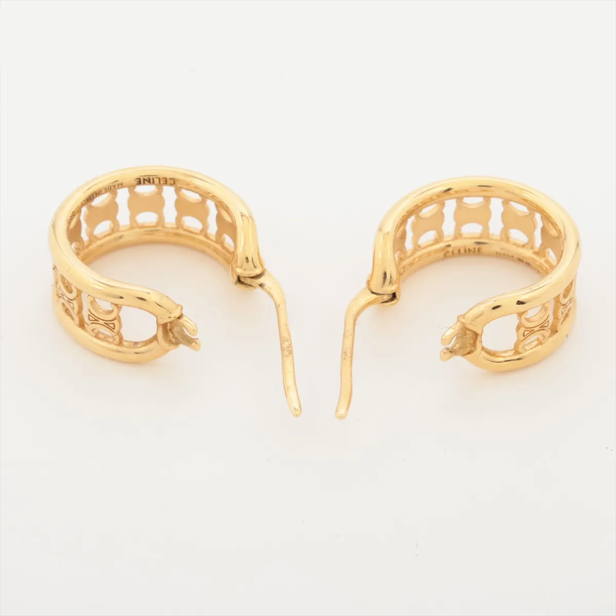 Triomphe Earrings (for both ears) GP Gold — view 4