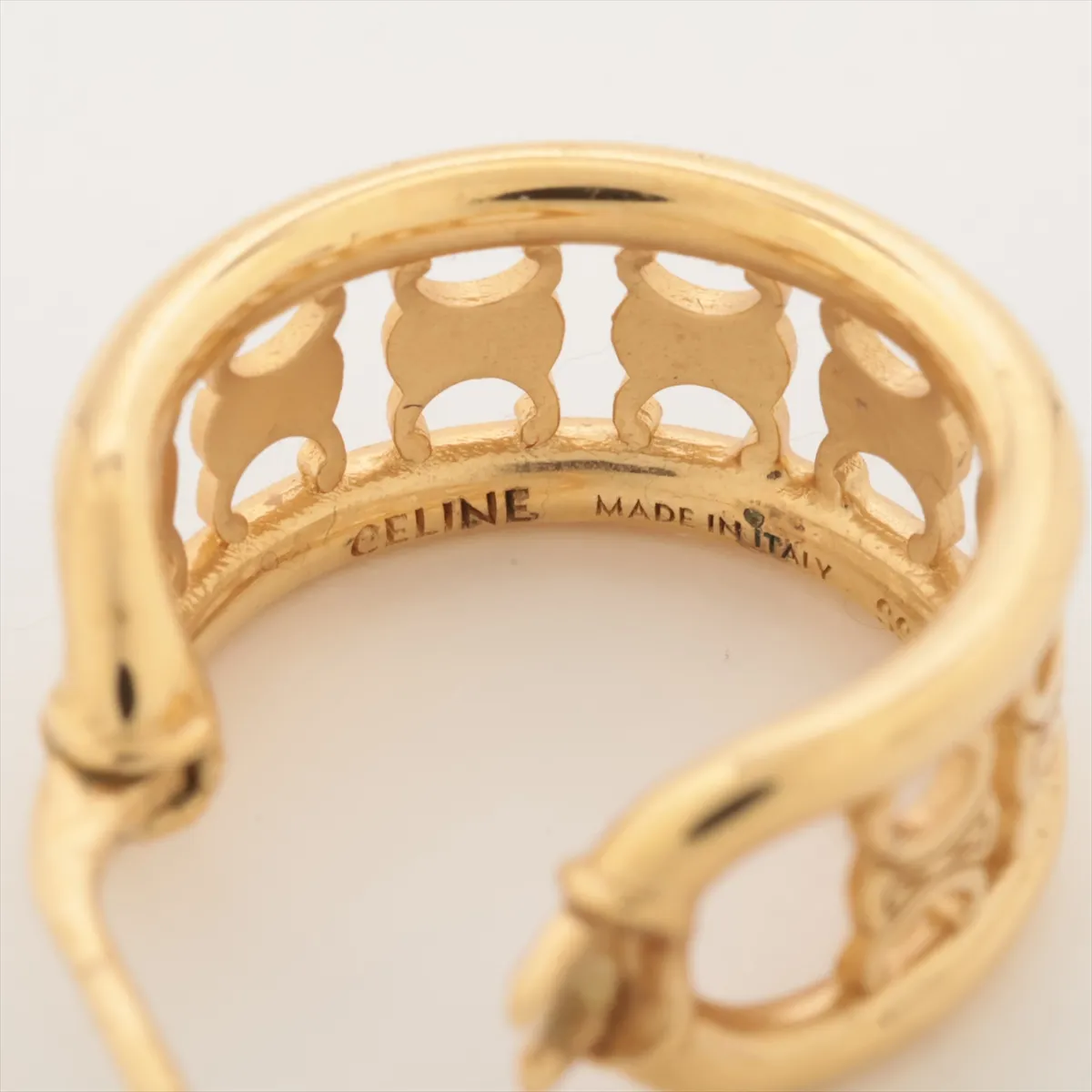 Triomphe Earrings (for both ears) GP Gold — view 5