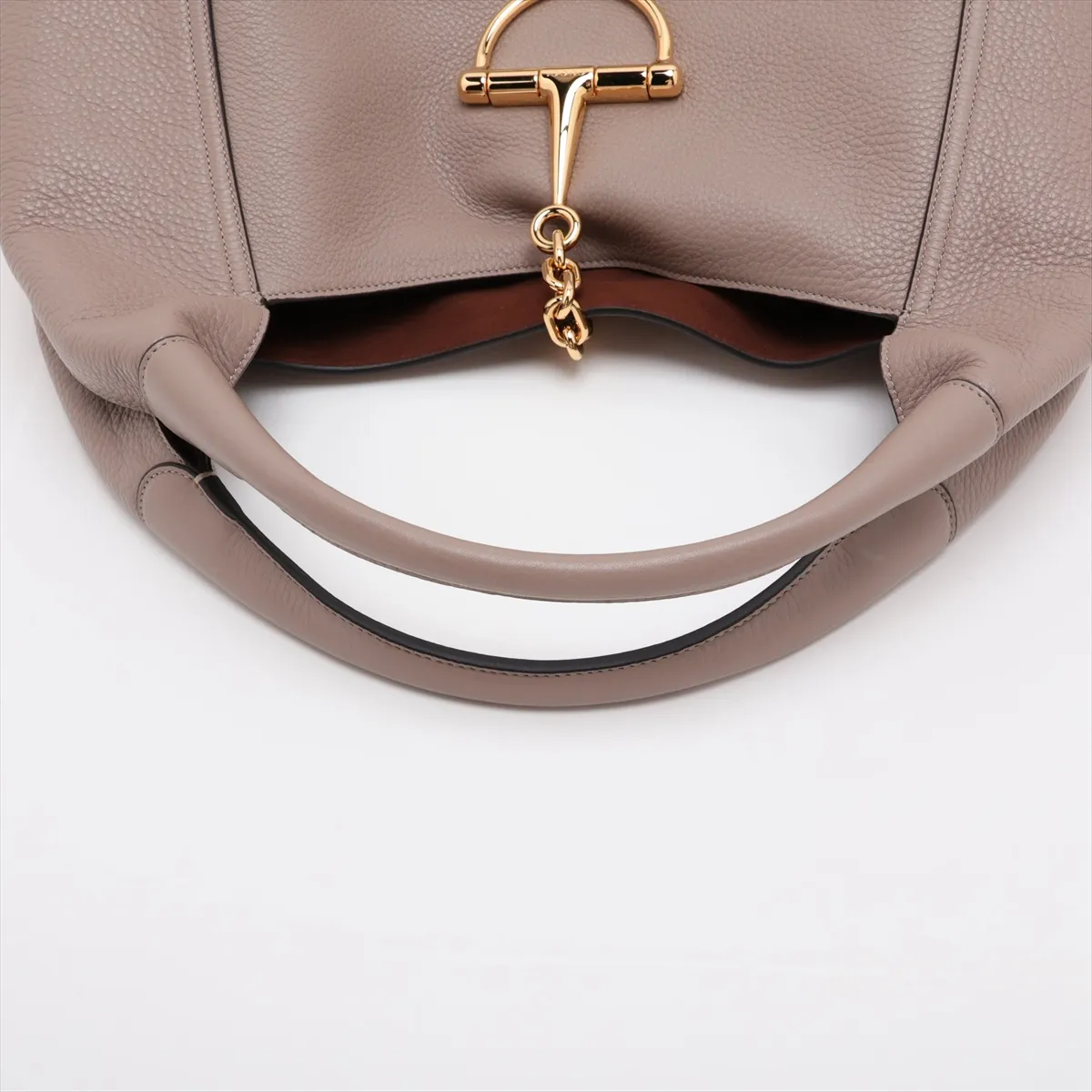 Softbit 837466 Leather Shoulder Bag, Beige — view 5