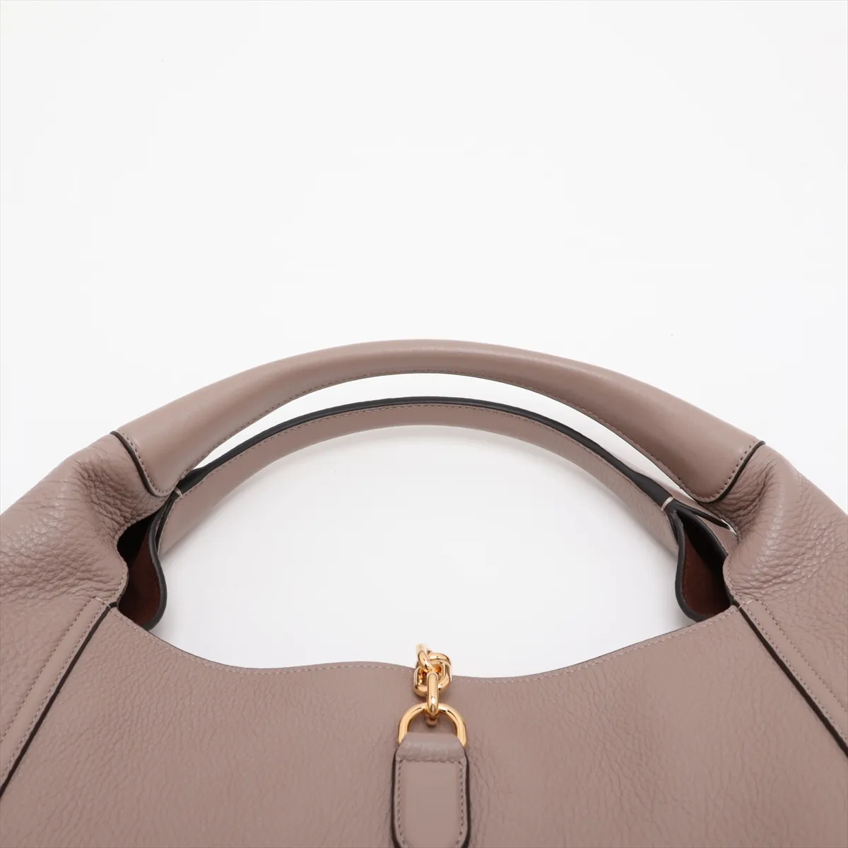 Softbit 837466 Leather Shoulder Bag, Beige — view 6