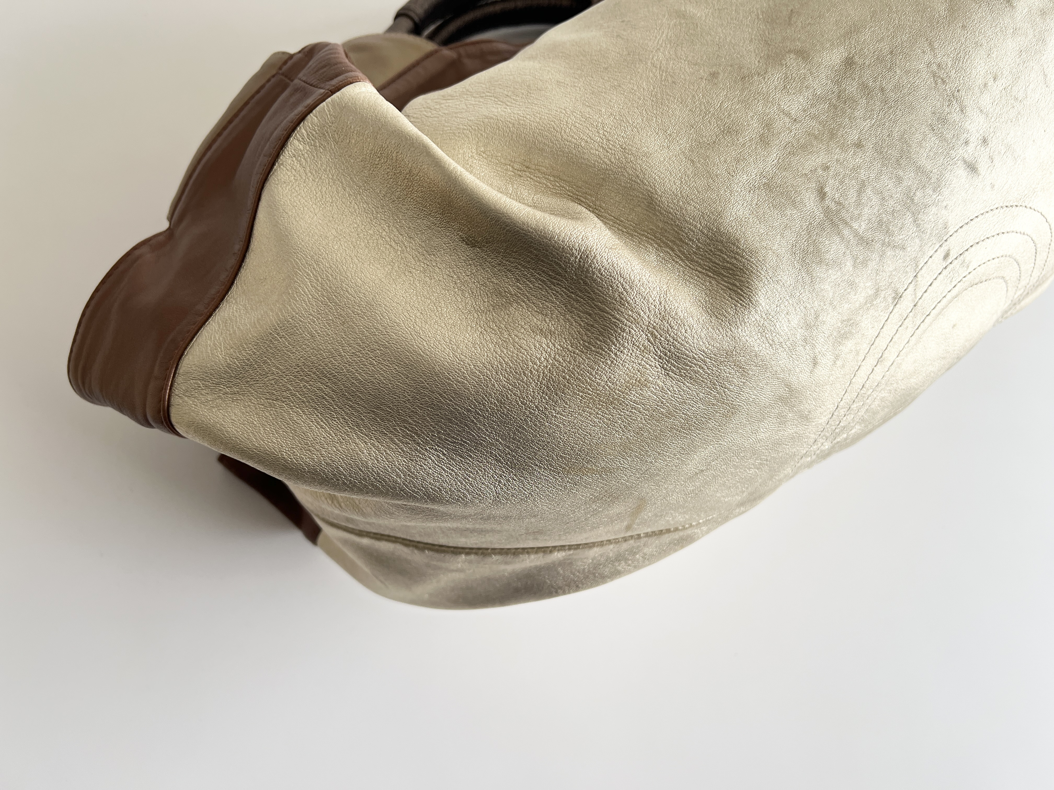 Nappa Aire Anagram Logo Handbag Tote Bag — view 12