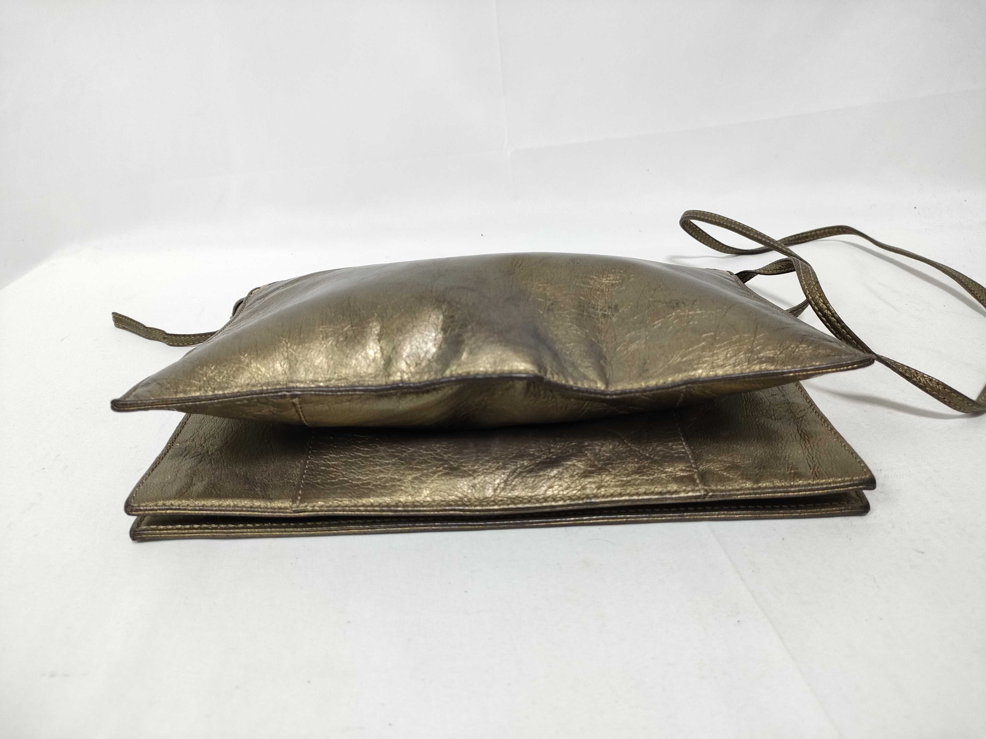 Authentic Vintage Gold Shoulder Bag — view 3