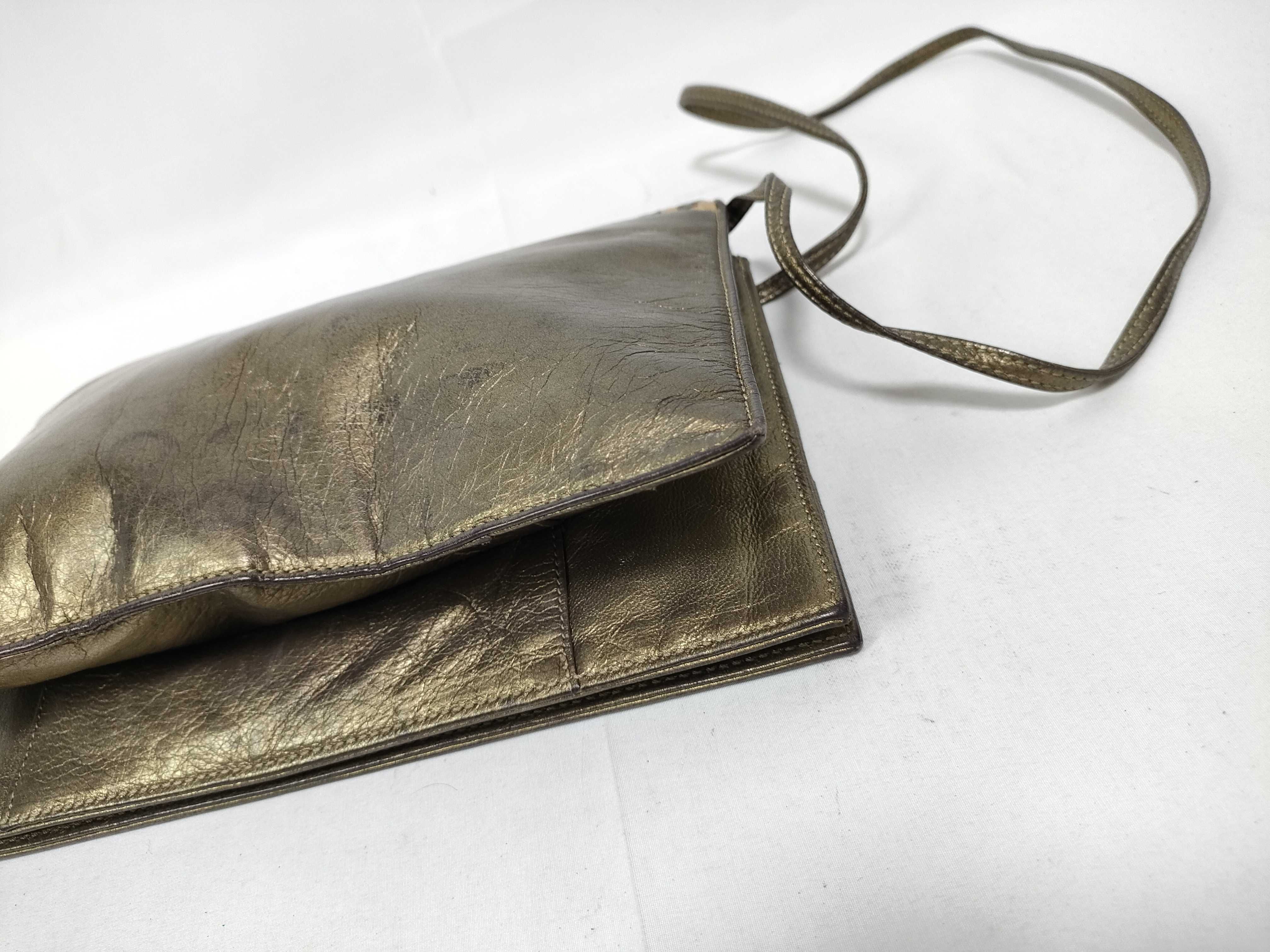 Authentic Vintage Gold Shoulder Bag — view 4