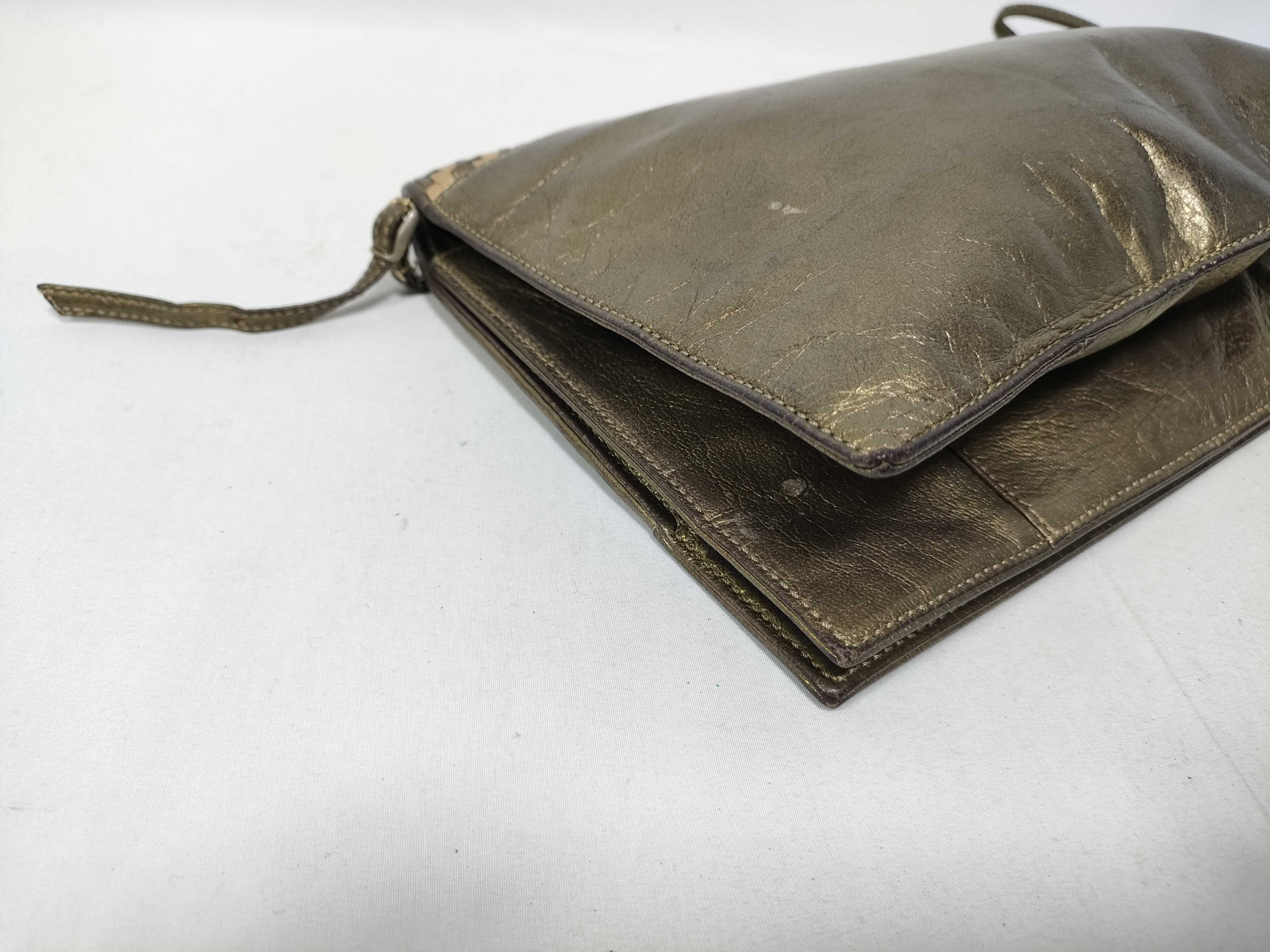 Authentic Vintage Gold Shoulder Bag — view 6
