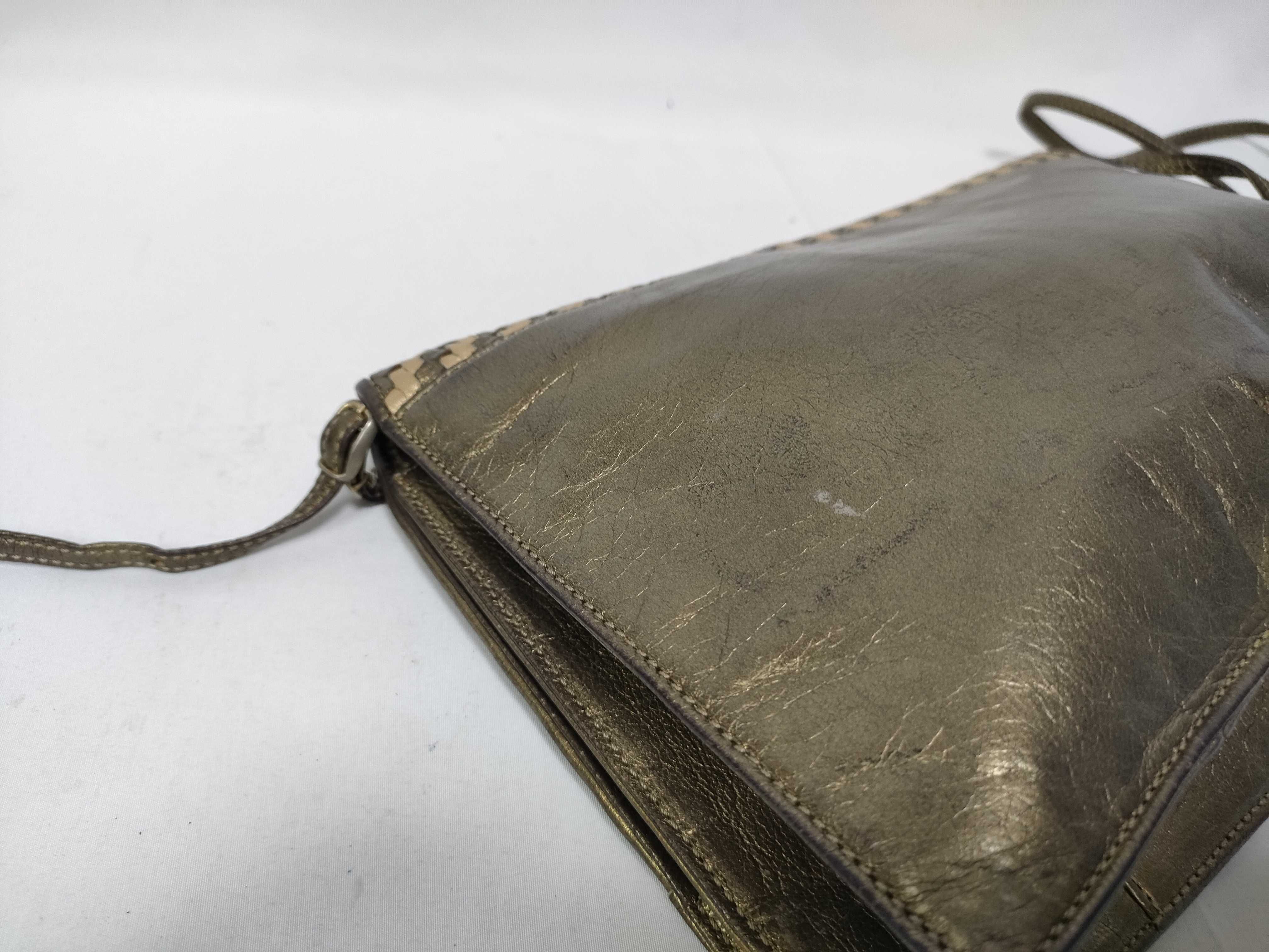 Authentic Vintage Gold Shoulder Bag — view 7
