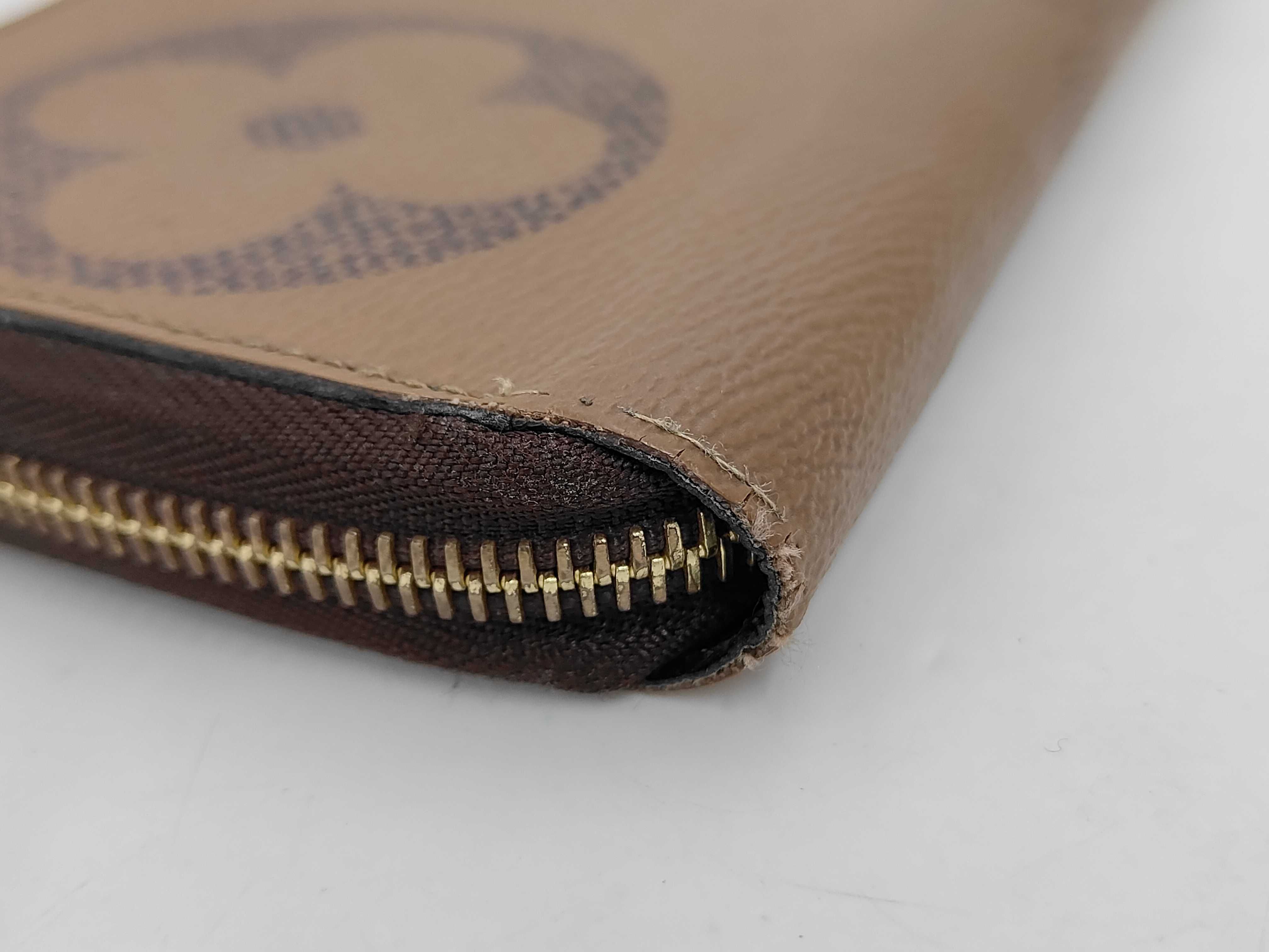 M69353 Giant Monogram Reverse Zippy Wallet Round Zipper Long Wallet (Odor) — view 6