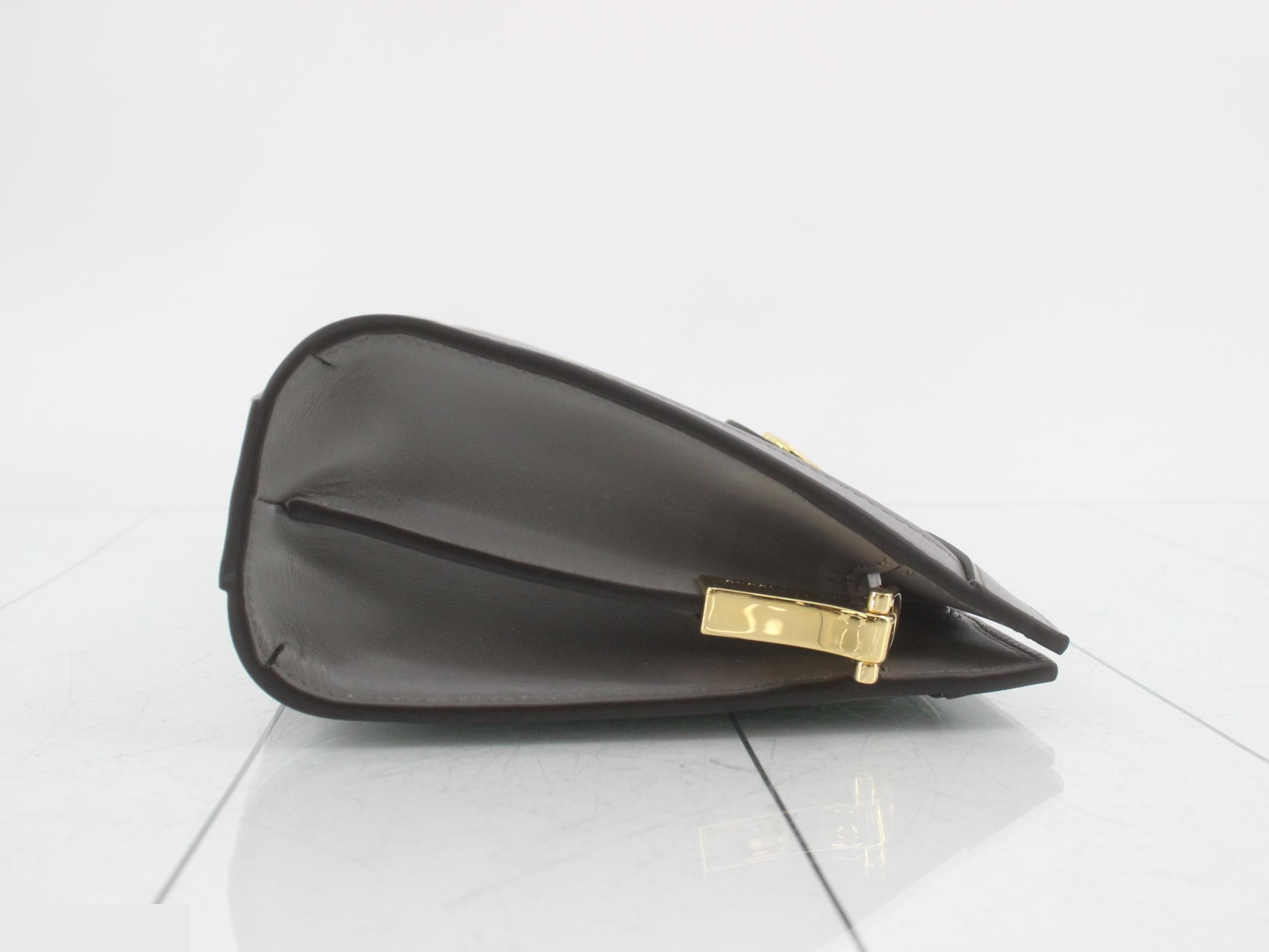 Unused GG Matelassé leather chain shoulder bag, gray — view 3