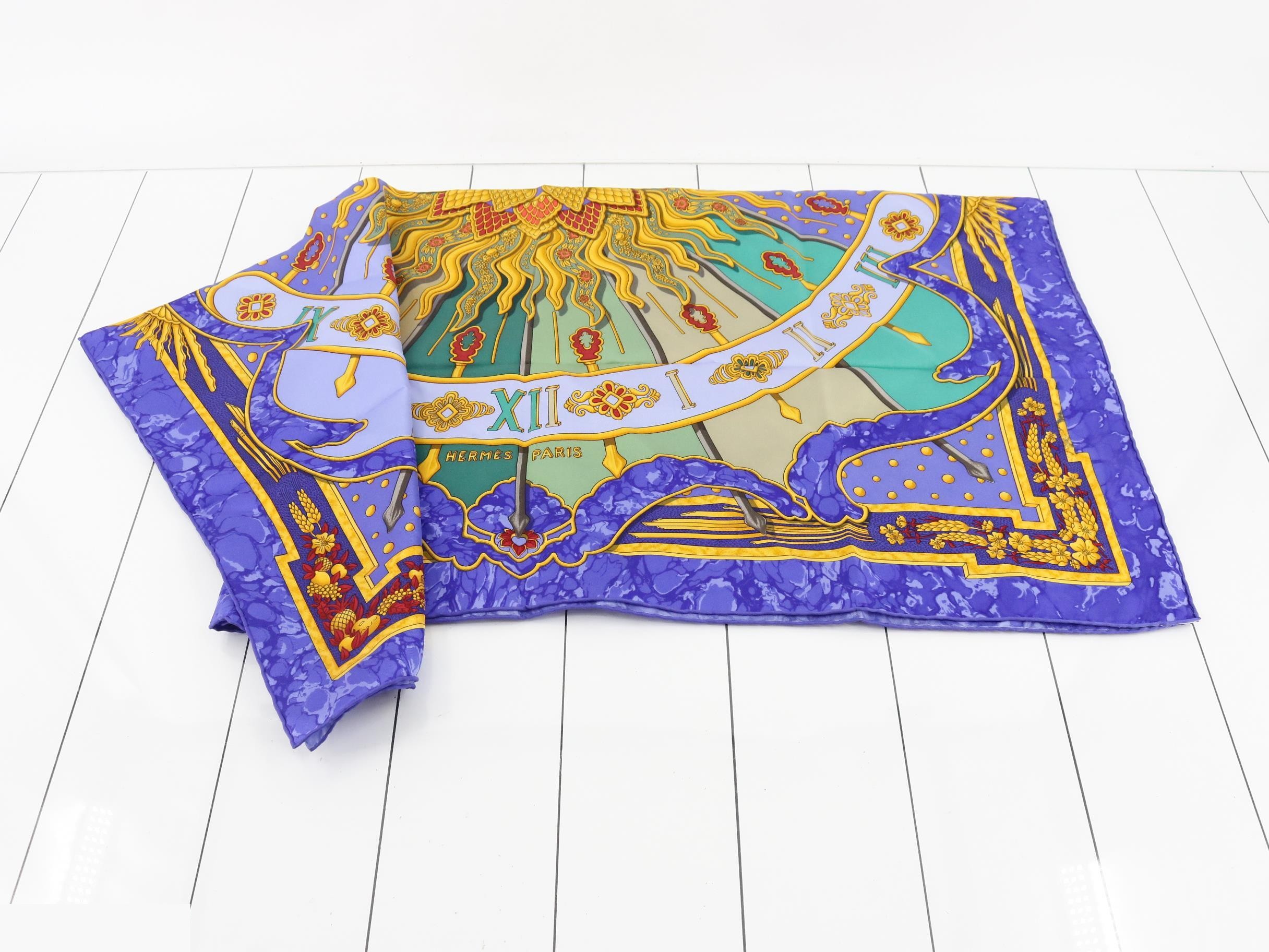 Carre 90 CARPÉ DIEM - Enjoy Today - Sun, Moon, Stars Scarf — view 3