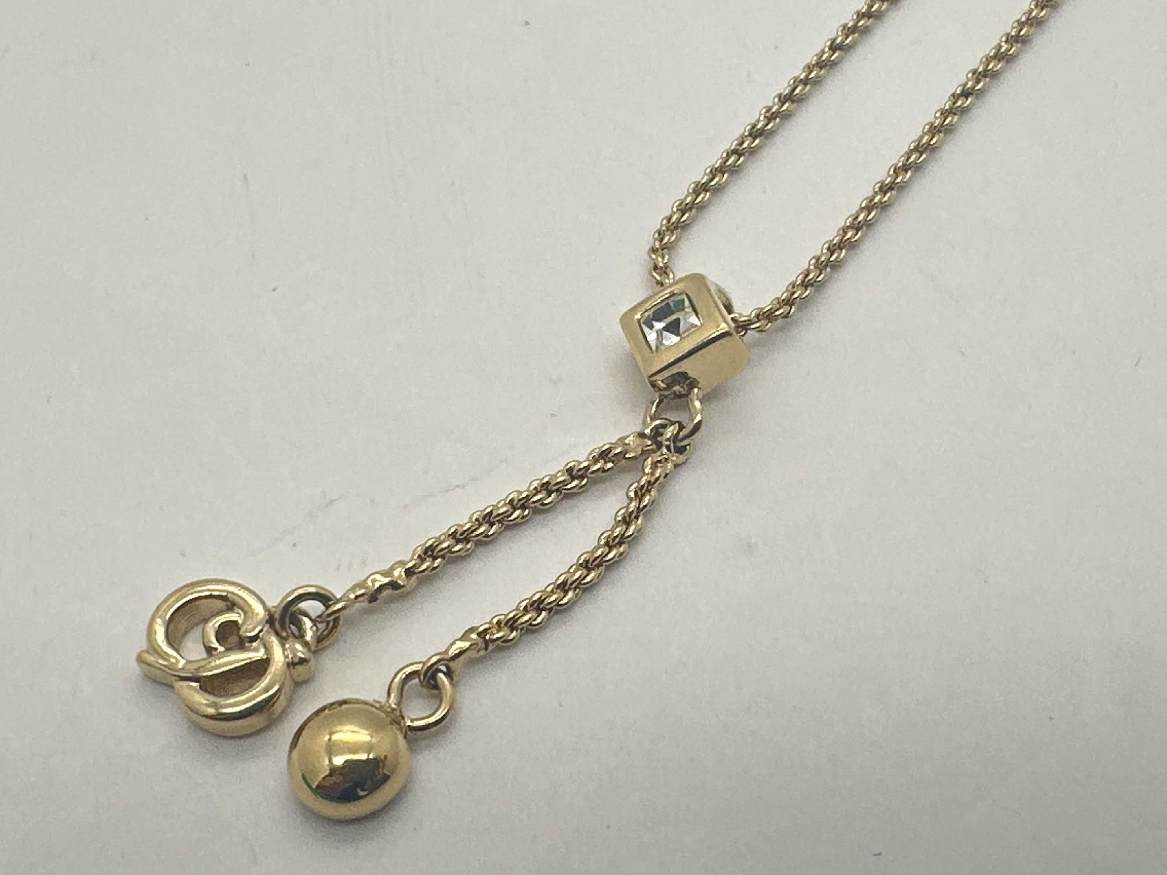 rhinestone necklace — view 4