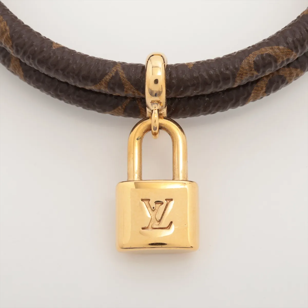 M6640 Bracelet Keep It Twice Bracelet GP×PVC Brown — view 3