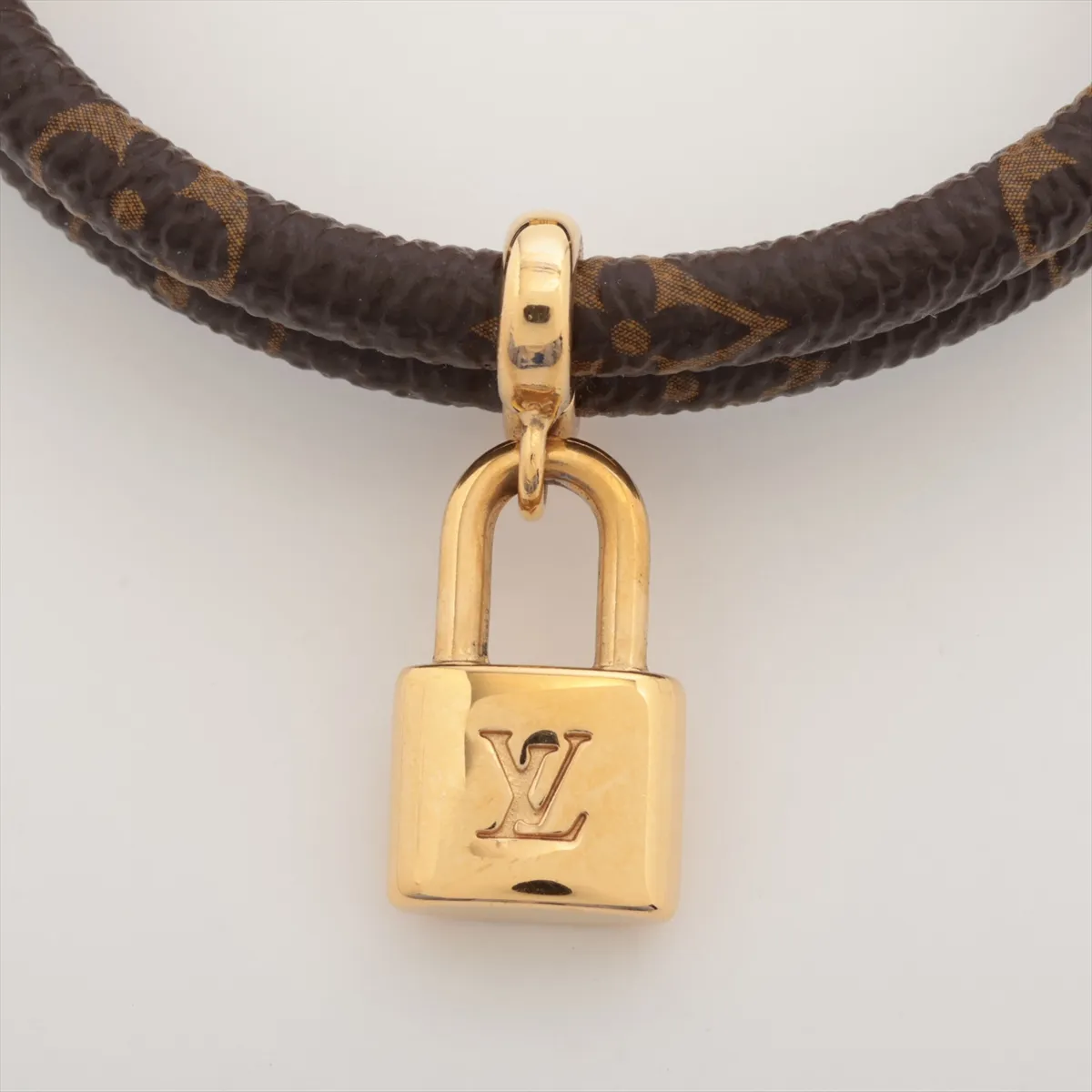 M6640 Bracelet Keep It Twice Bracelet GP×PVC Brown — view 4