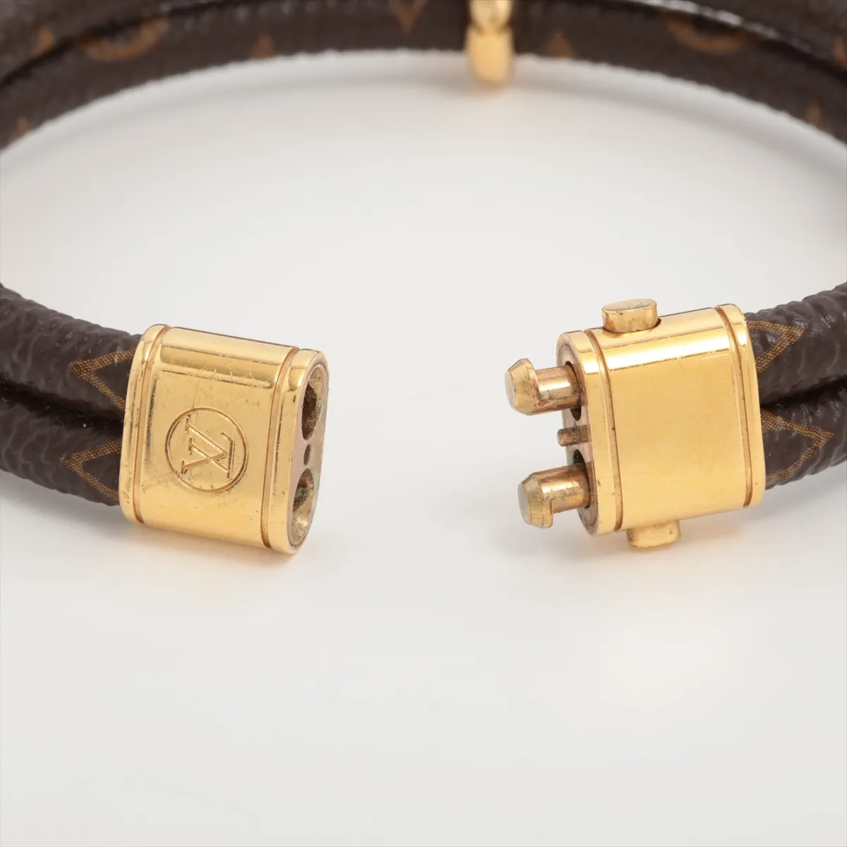 M6640 Bracelet Keep It Twice Bracelet GP×PVC Brown — view 5