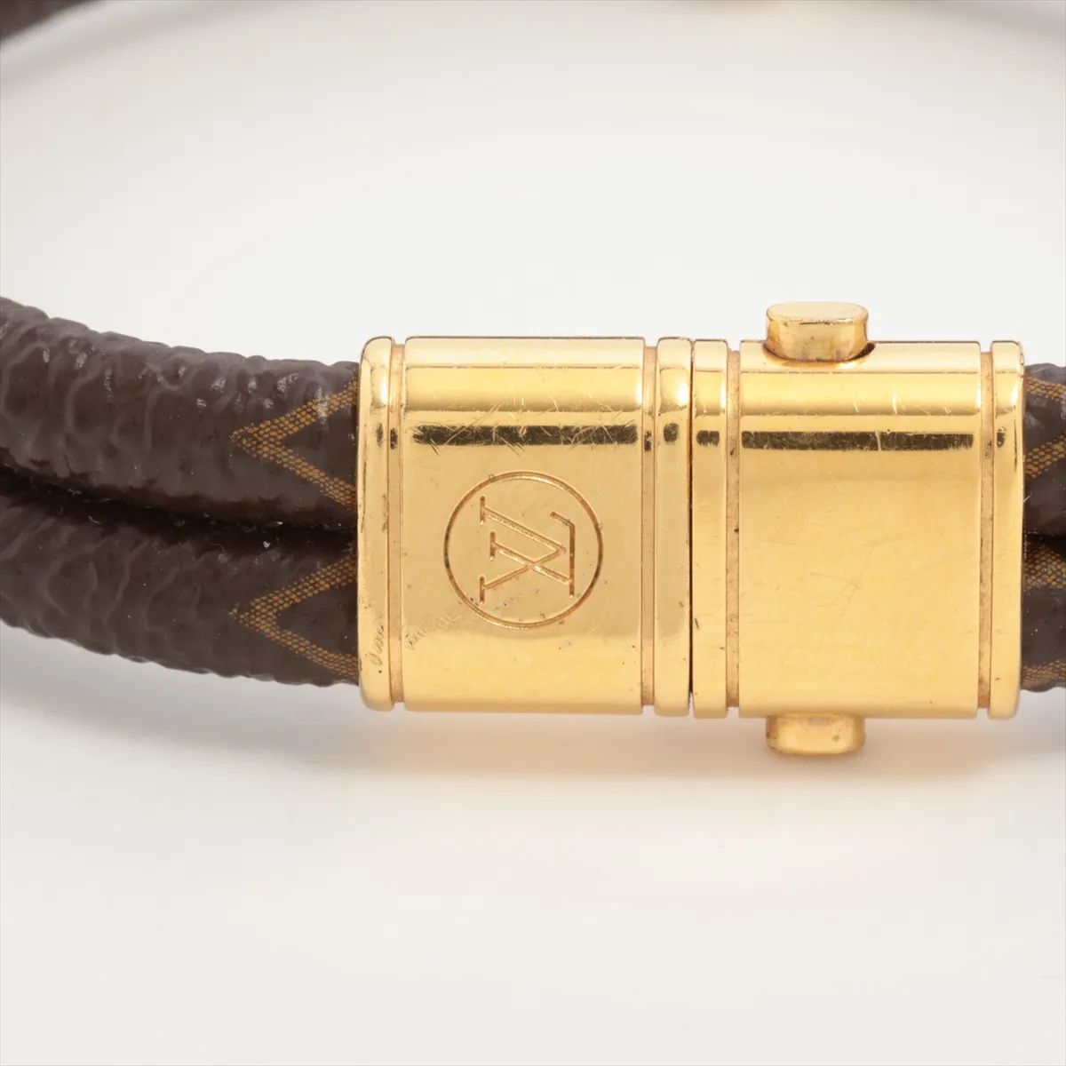 M6640 Bracelet Keep It Twice Bracelet GP×PVC Brown — view 6