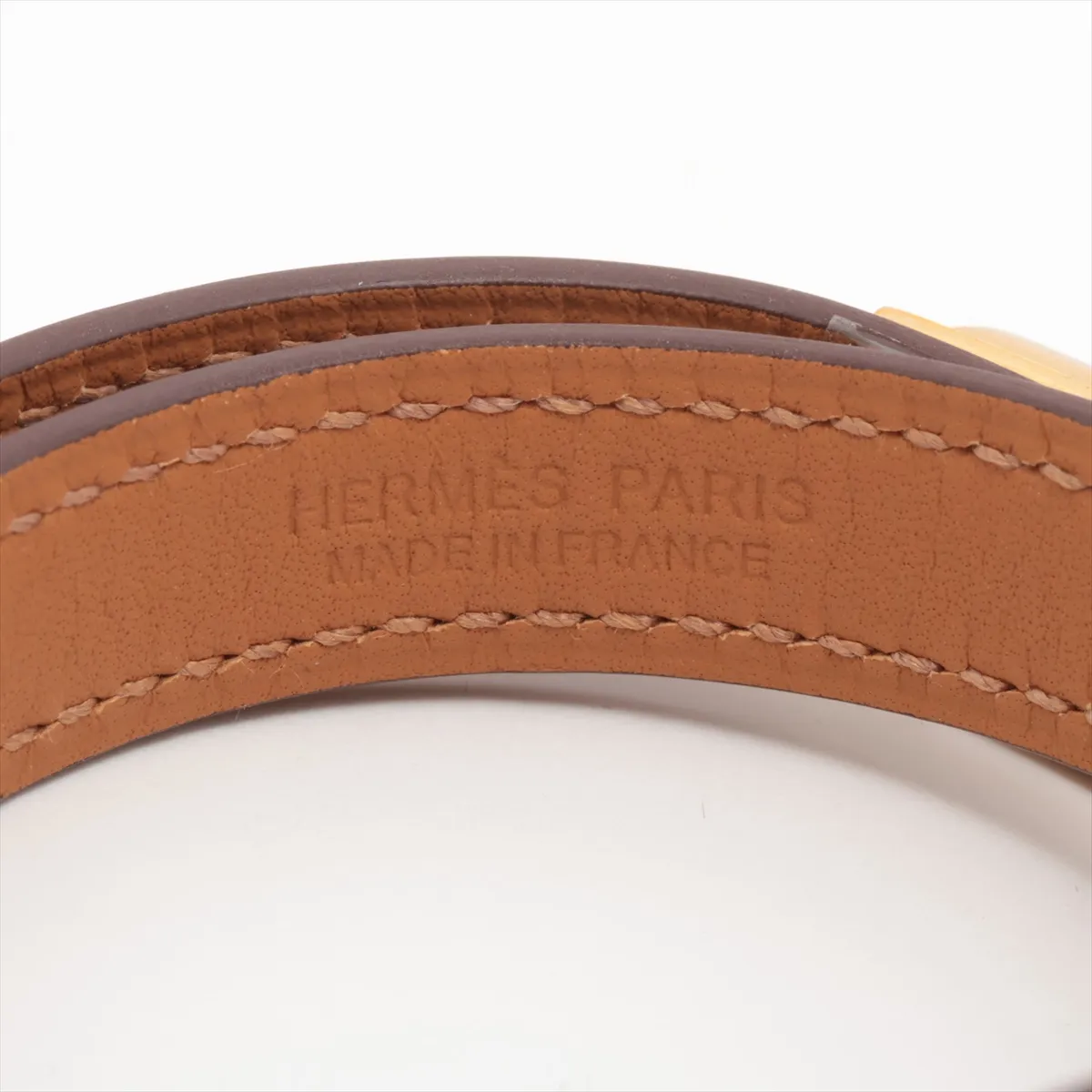 Rival Double Tour A stamp: 2019 Bracelet S Leather Etoupe — view 6