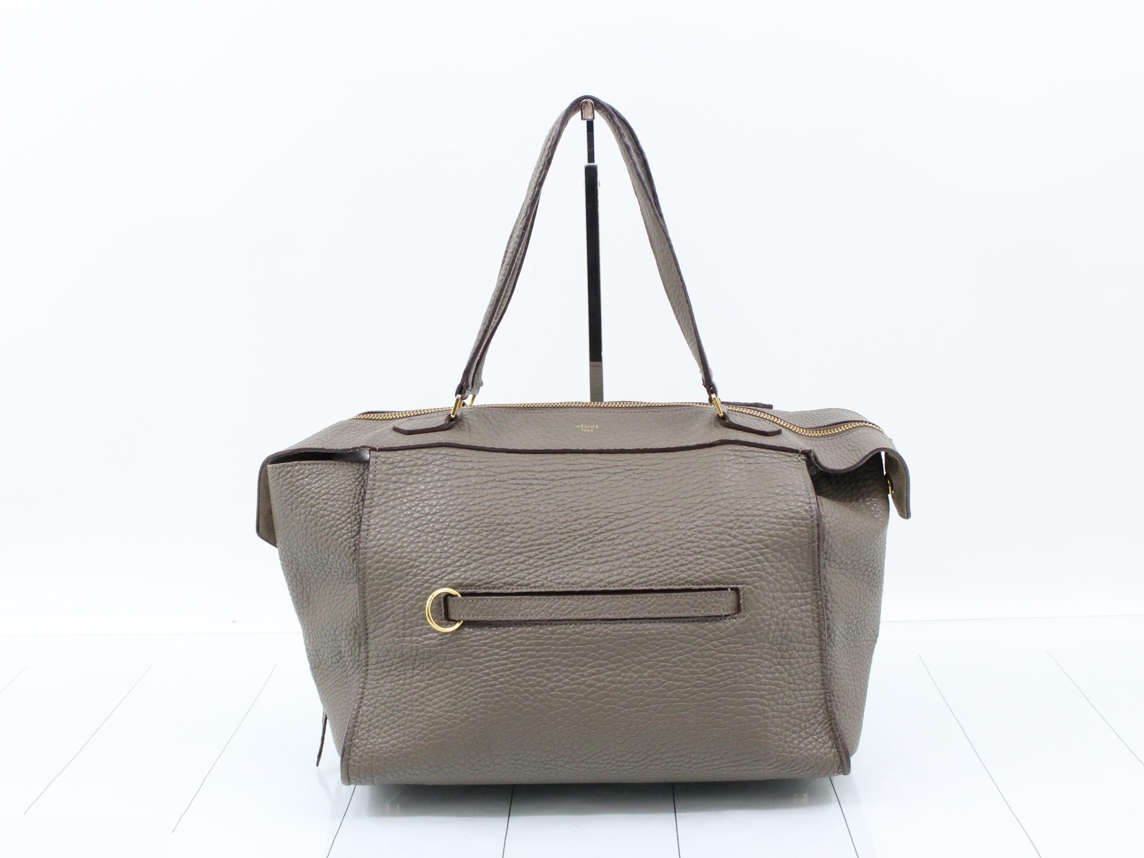 Ring bag leather tote bag