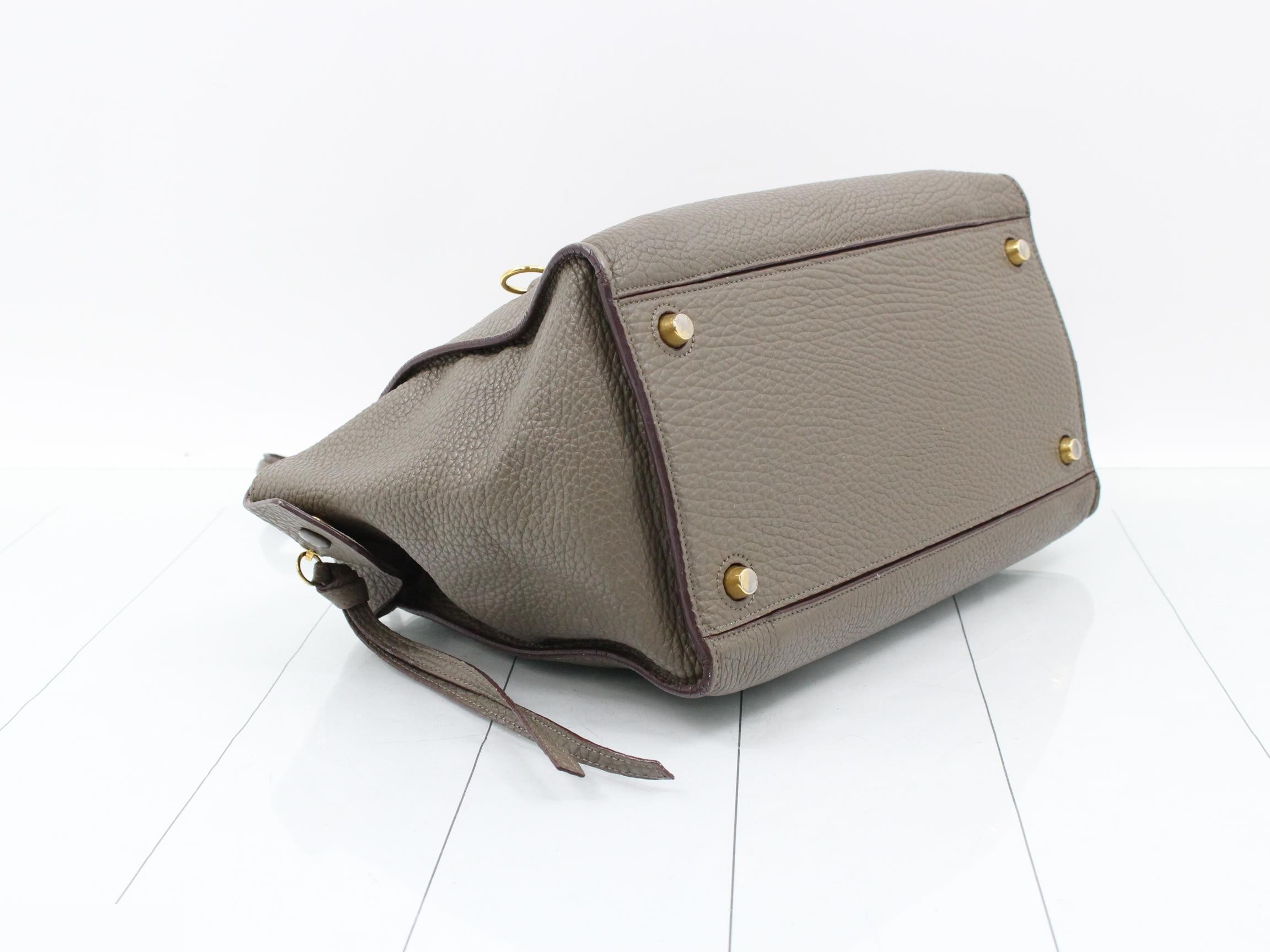 Ring bag leather tote bag — view 5