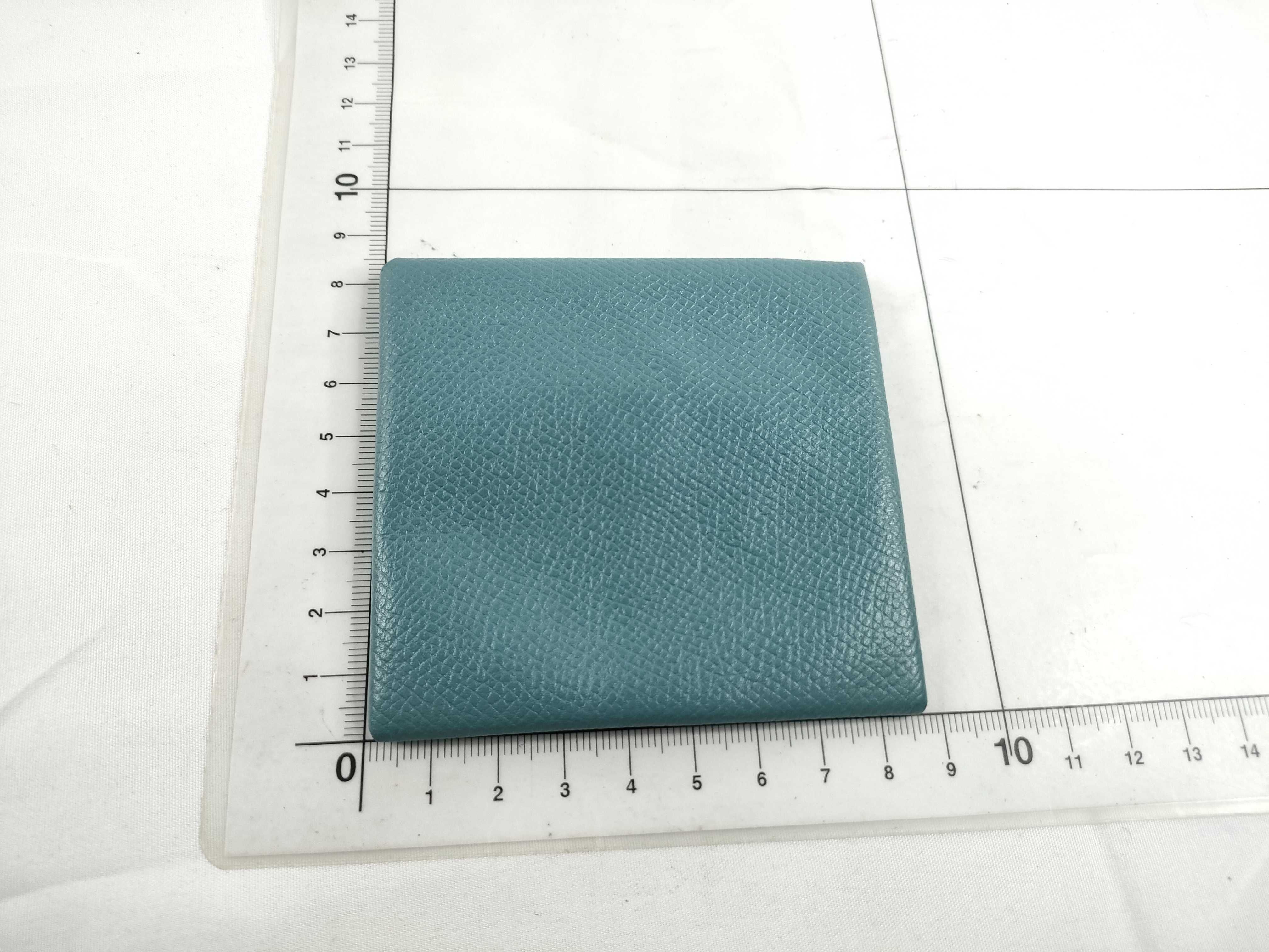 Bastia Veau Epsom Leather Coin Case (Stamped) — view 2
