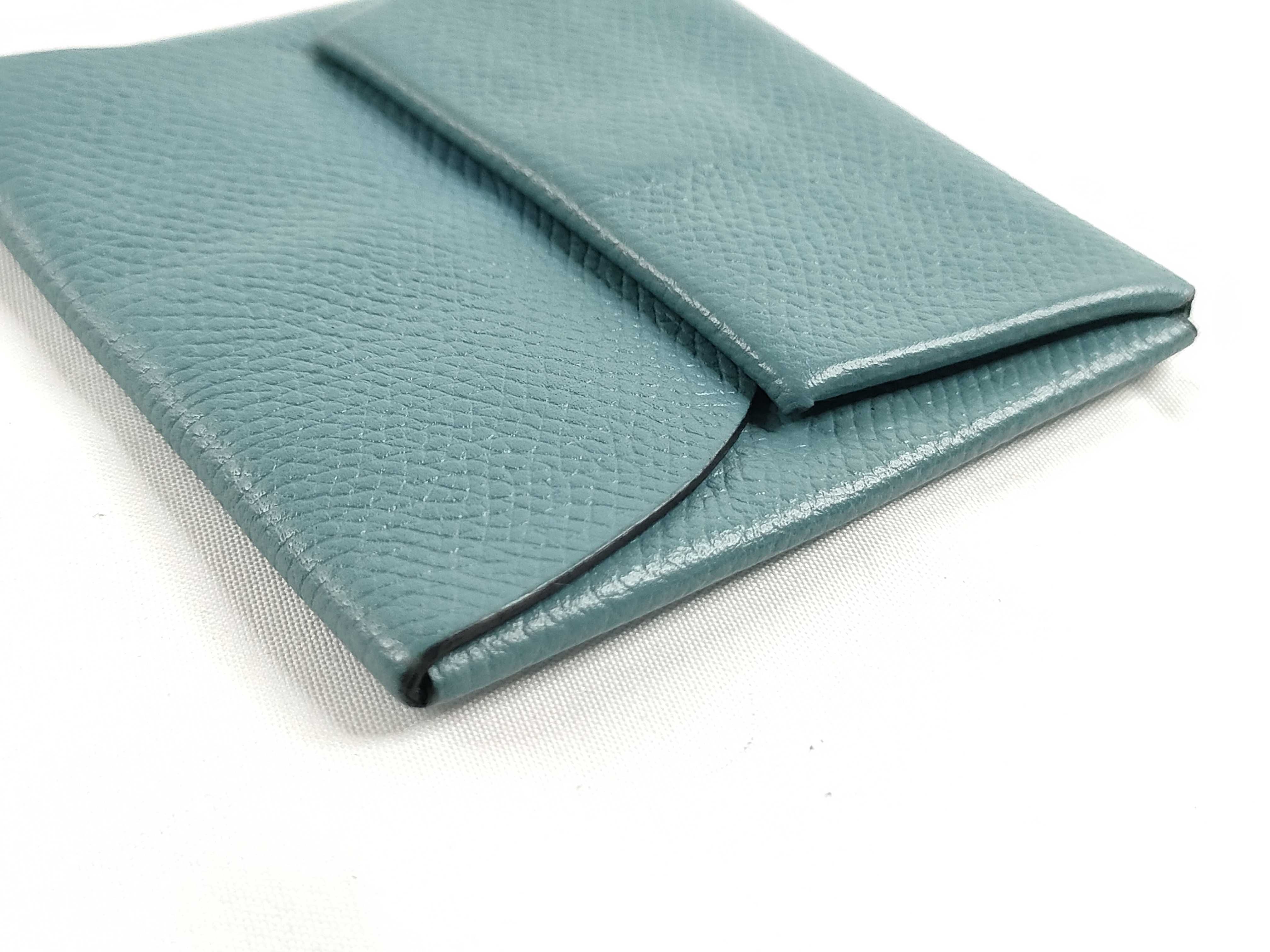 Bastia Veau Epsom Leather Coin Case (Stamped) — view 3