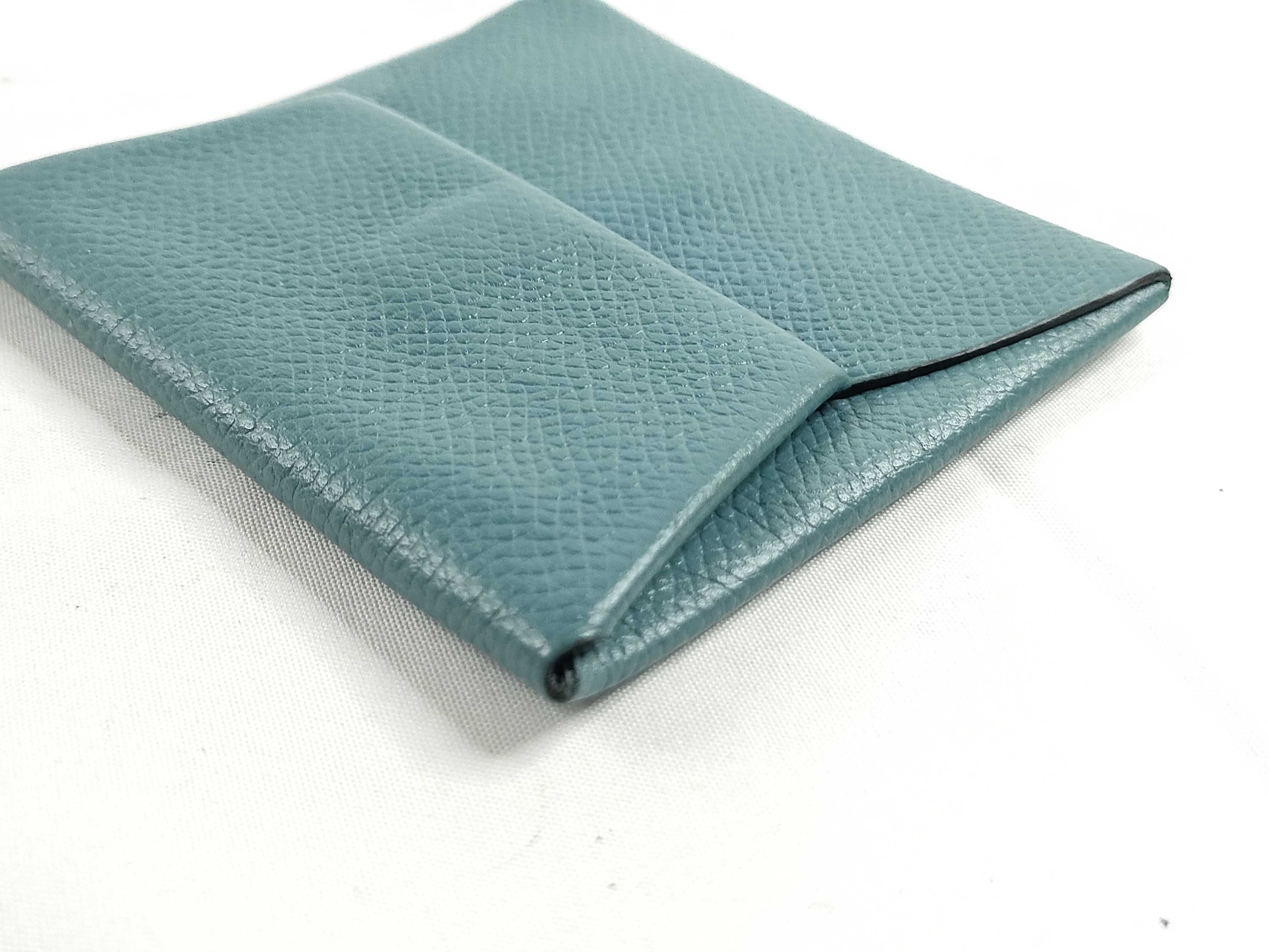 Bastia Veau Epsom Leather Coin Case (Stamped) — view 4
