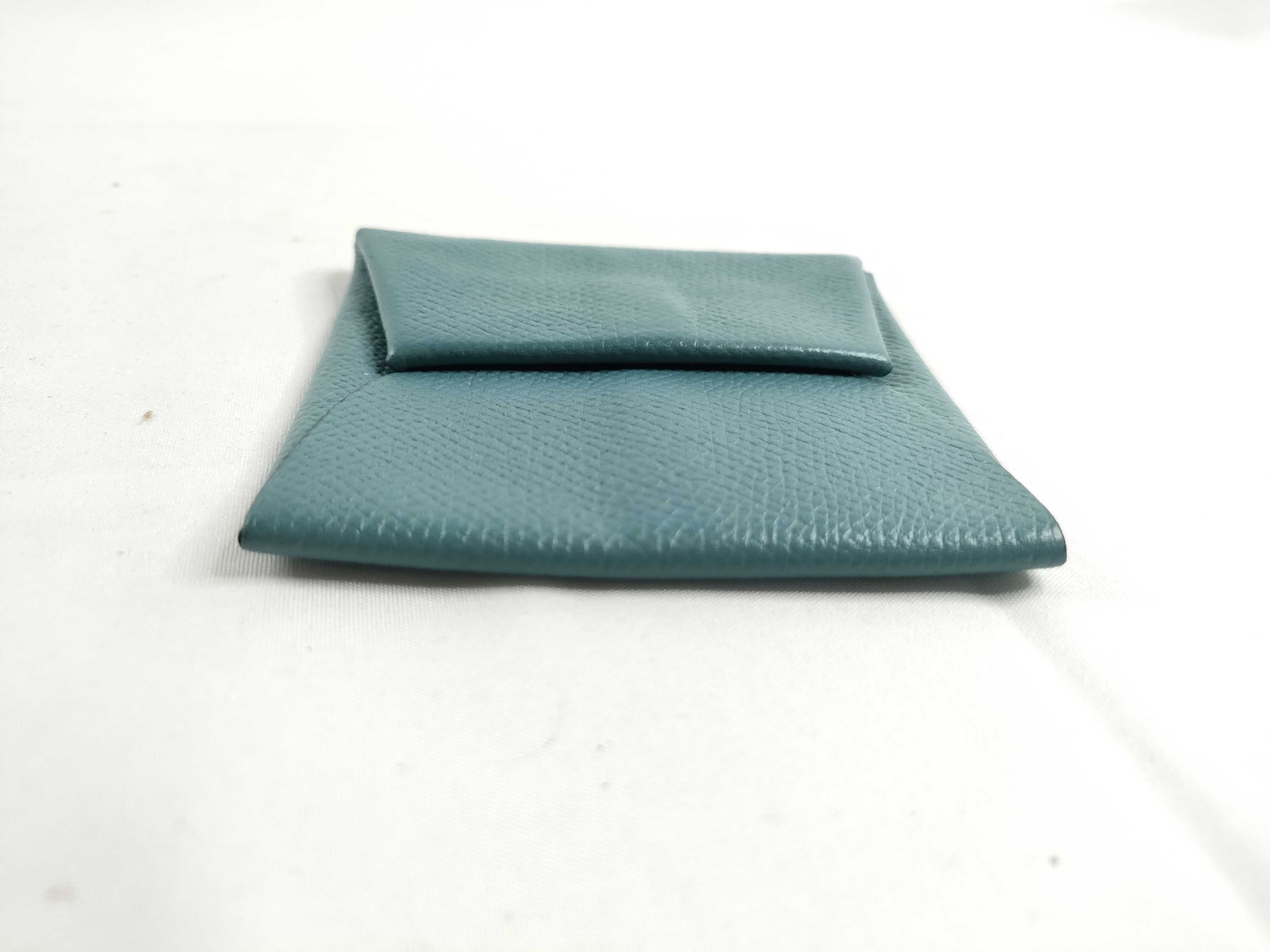 Bastia Veau Epsom Leather Coin Case (Stamped) — view 6
