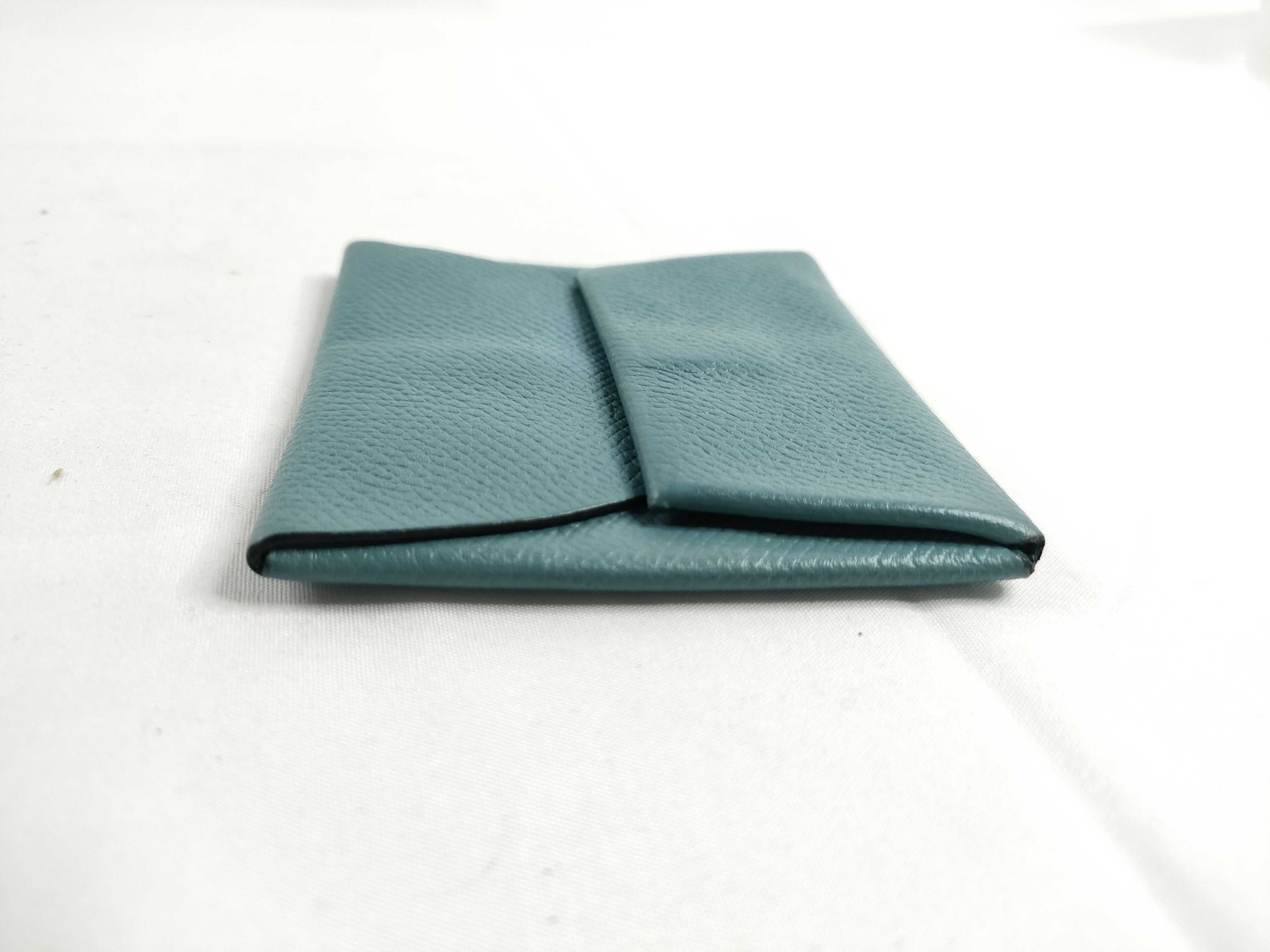 Bastia Veau Epsom Leather Coin Case (Stamped) — view 7