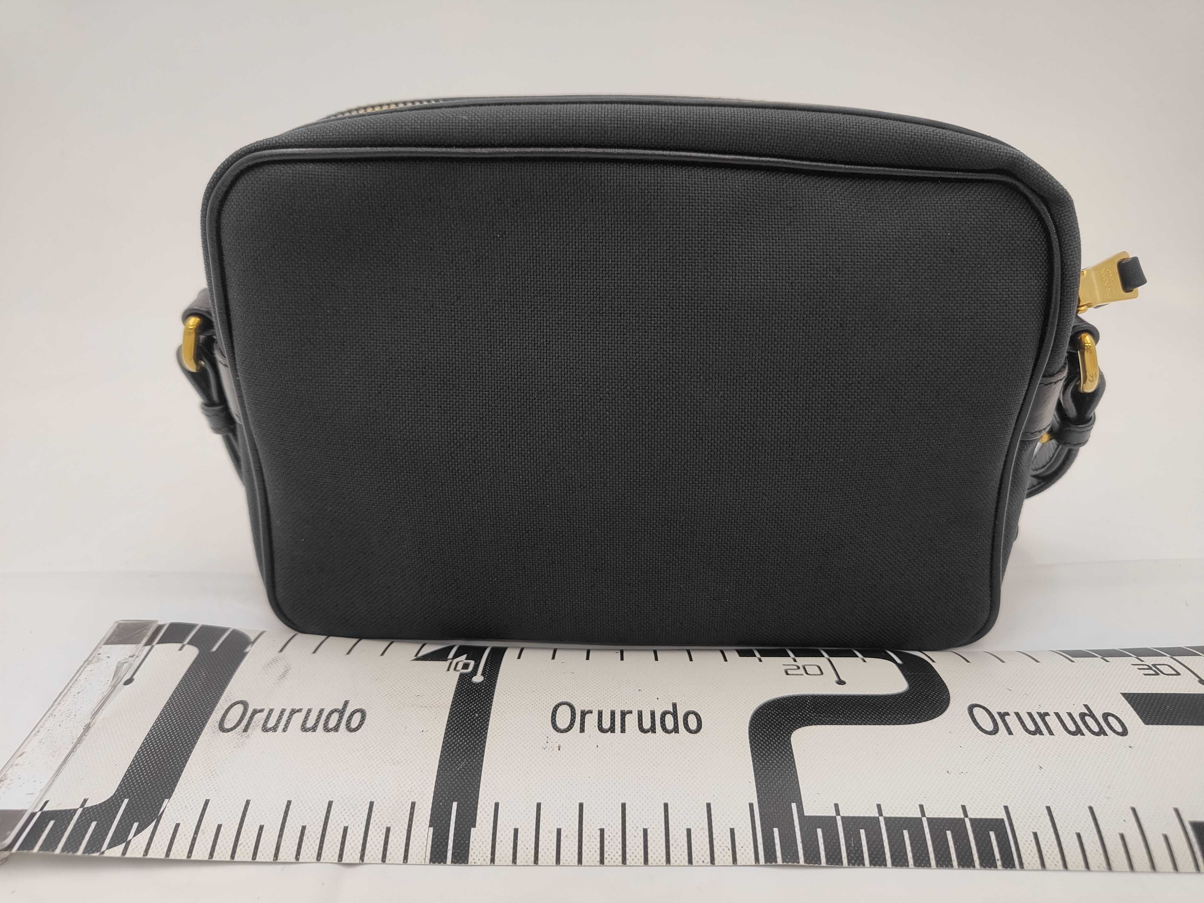 logo jacquard ribbon shoulder bag camera bag — view 2