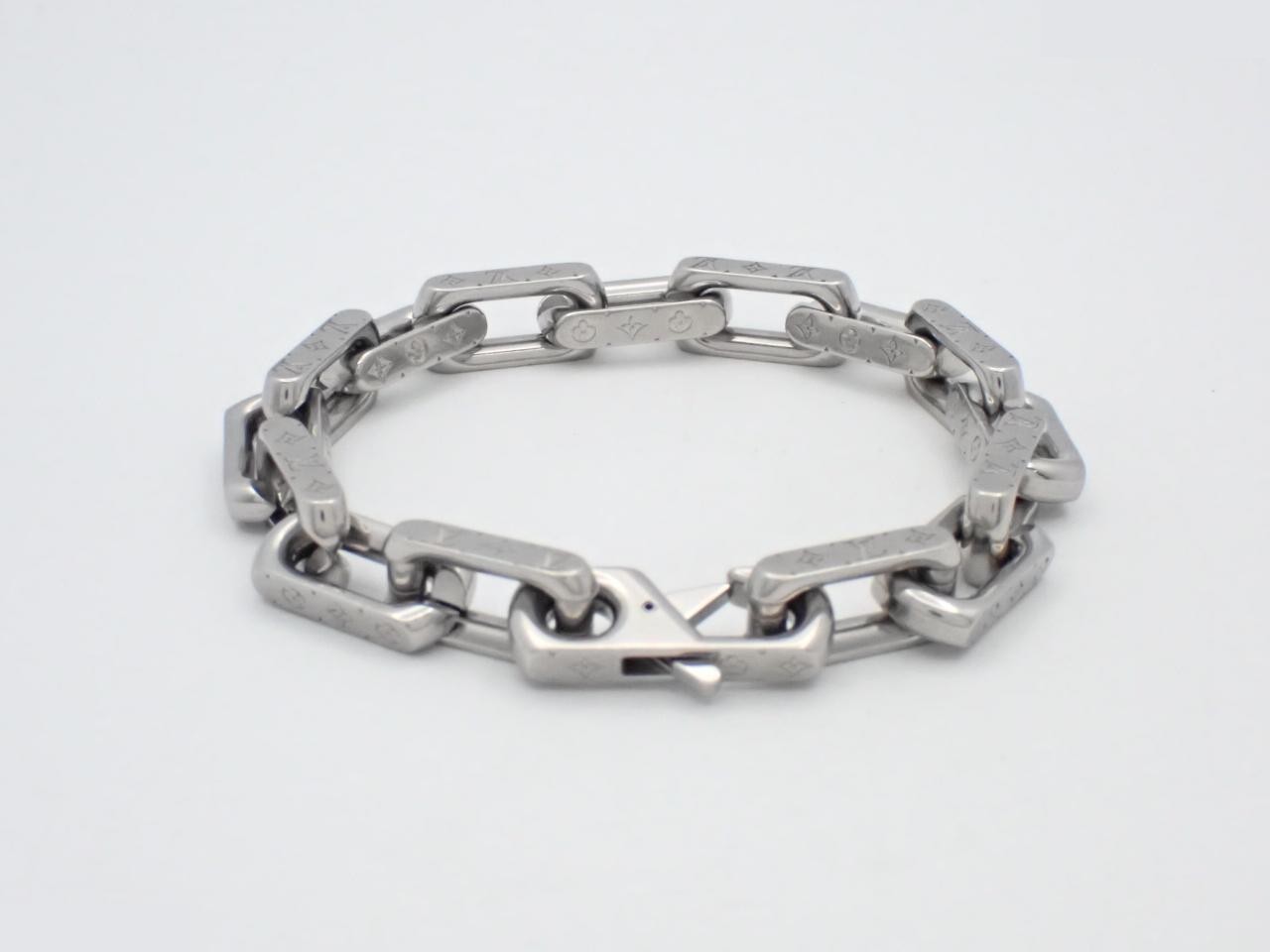 M00309 Bracelet, Chain, Monogram, Unused, Wrist size approx. 19.5cm — view 2
