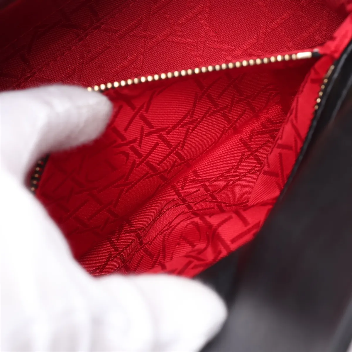 Cannage My Lady Dior Leather 2-Way Handbag, Black — view 9