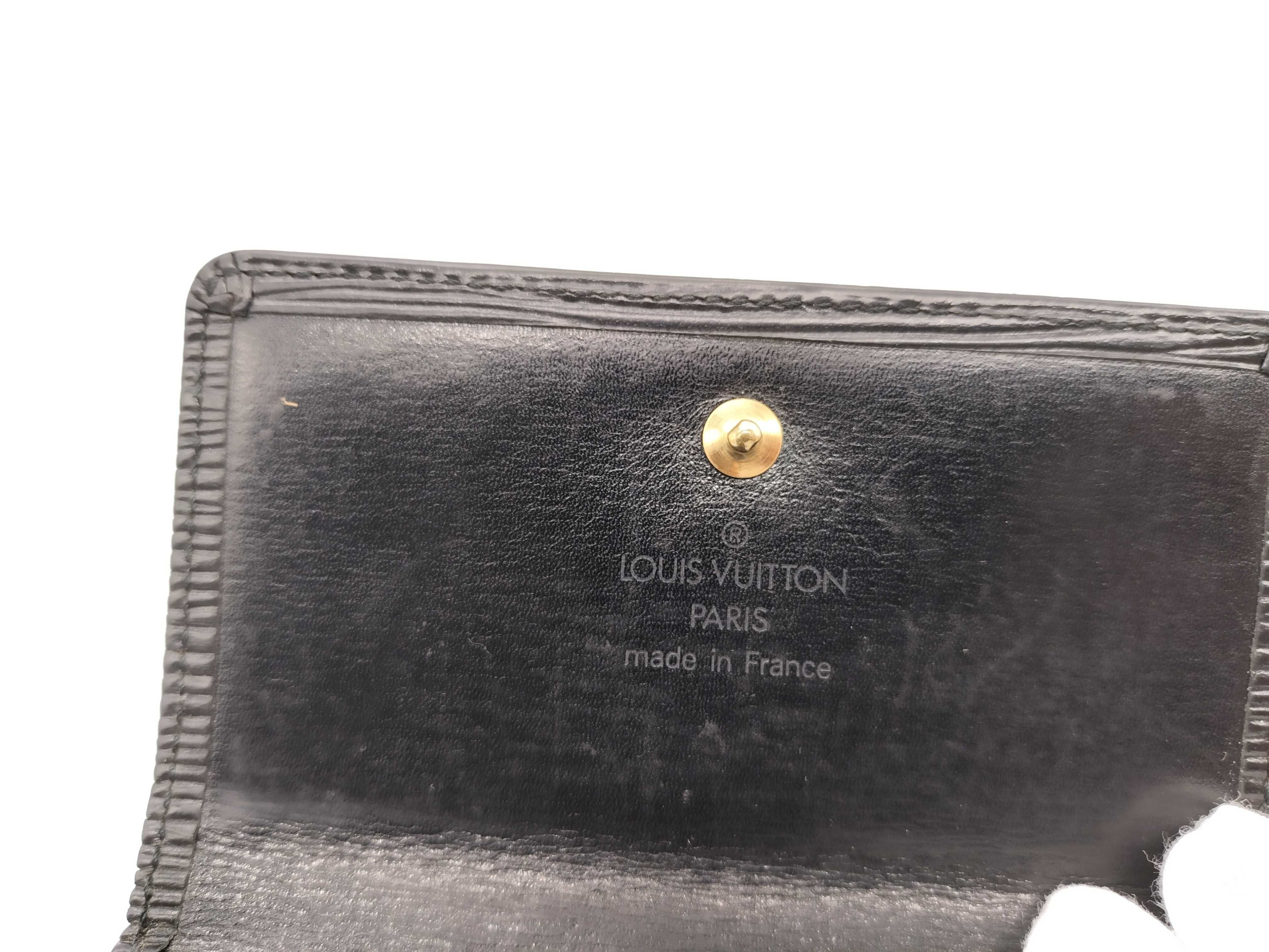 Epi Leather Wallet with Double Snap Closure — view 9