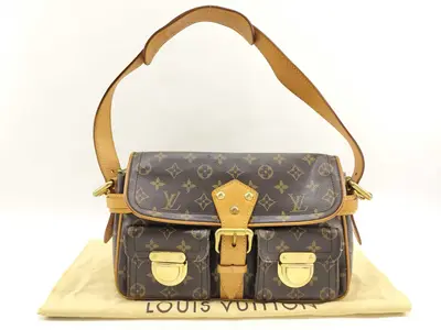 Monogram Louis Vuitton Monogram Hudson Bag M40027 5 Shoulder Bag