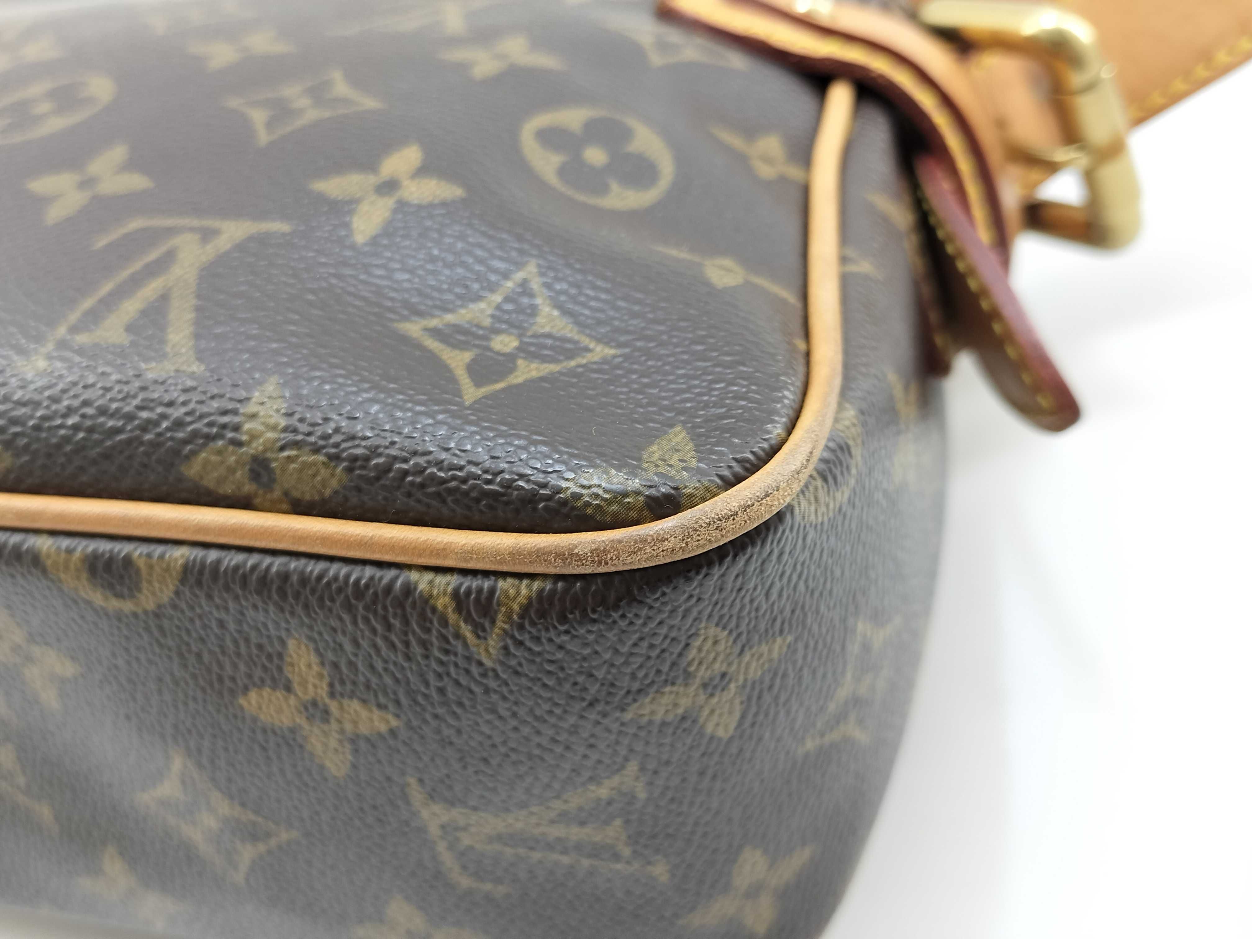 Monogram Louis Vuitton Monogram Hudson Bag M40027 5 Shoulder Bag — view 5