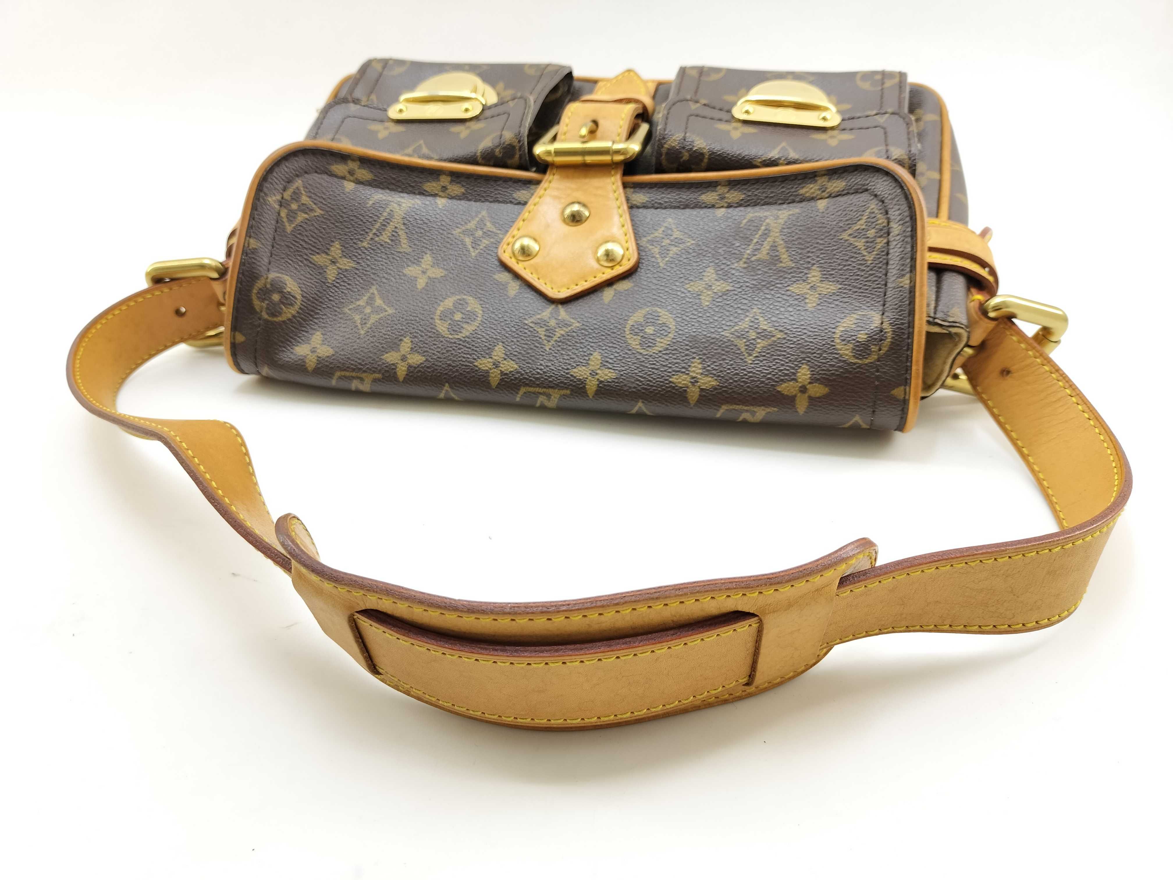 Monogram Louis Vuitton Monogram Hudson Bag M40027 5 Shoulder Bag — view 8