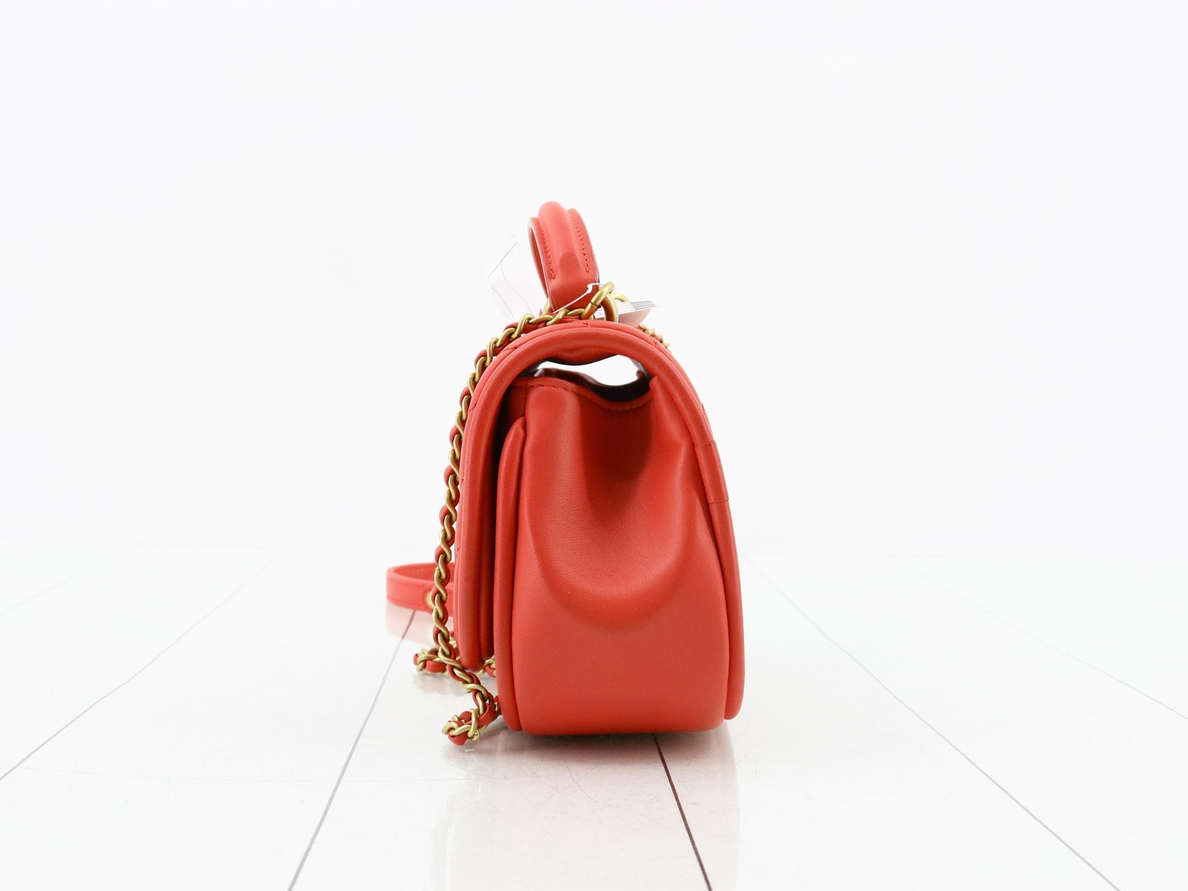 Messenger Lambskin Shoulder Bag — view 3