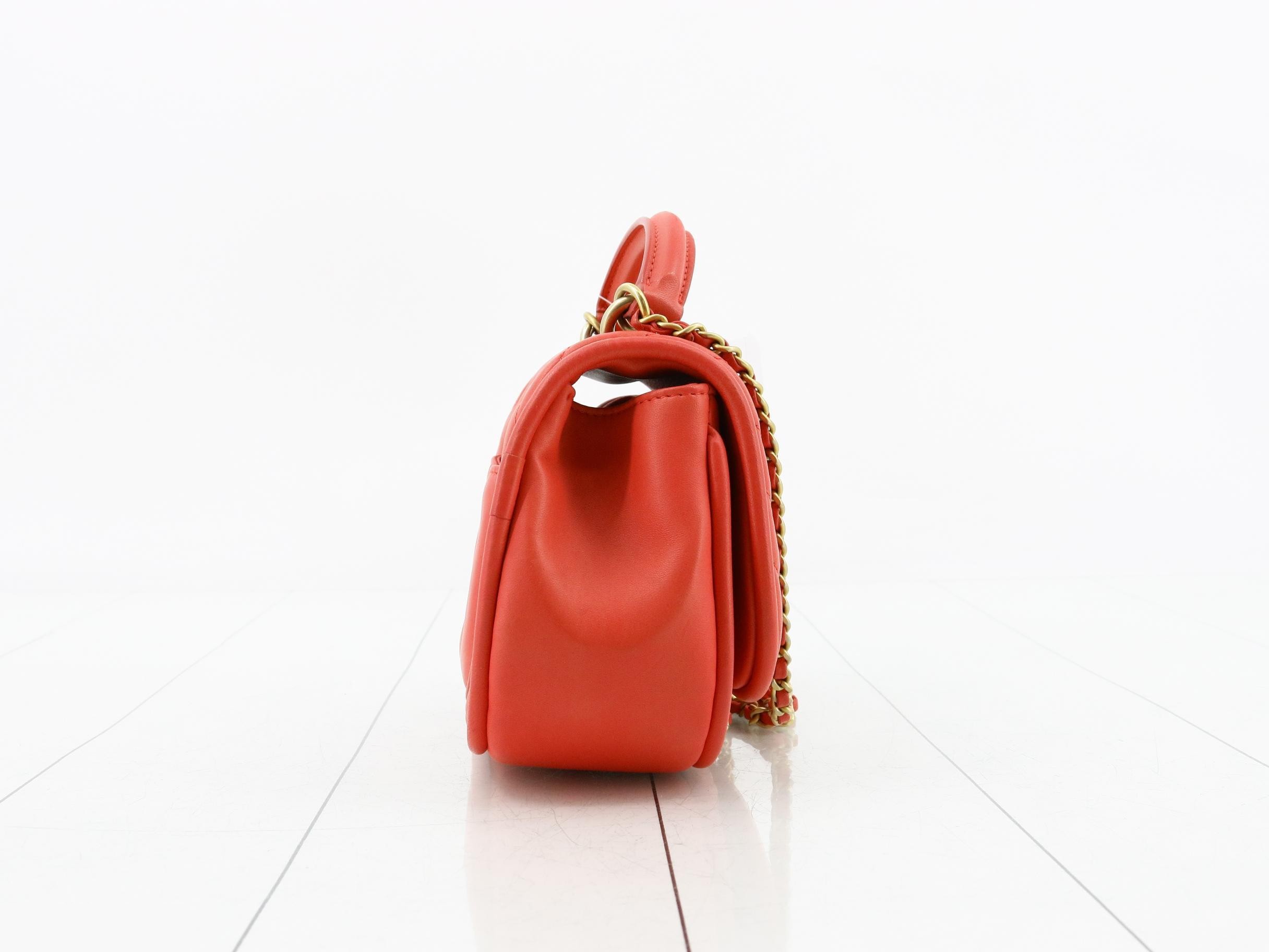 Messenger Lambskin Shoulder Bag — view 4