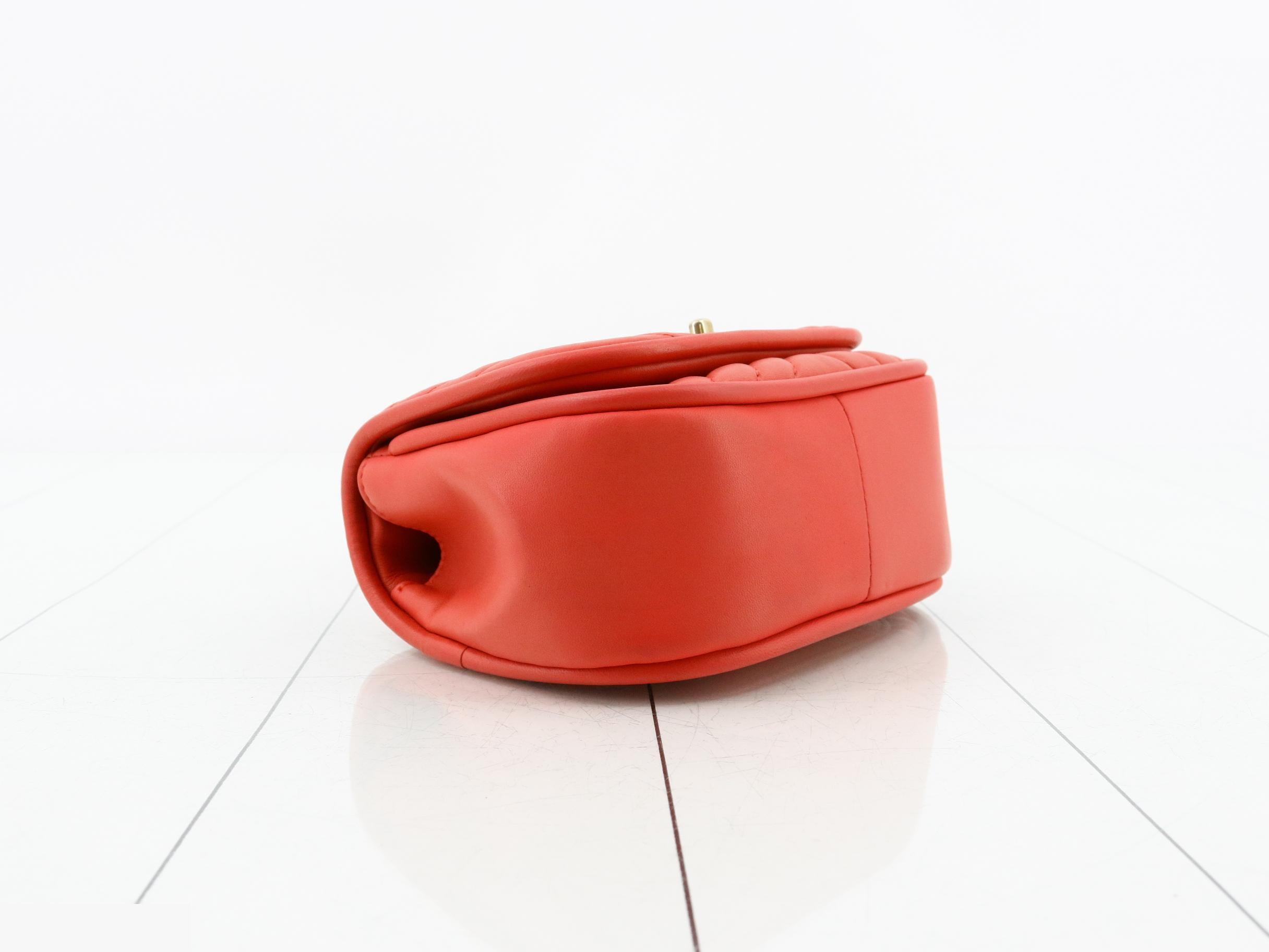 Messenger Lambskin Shoulder Bag — view 5