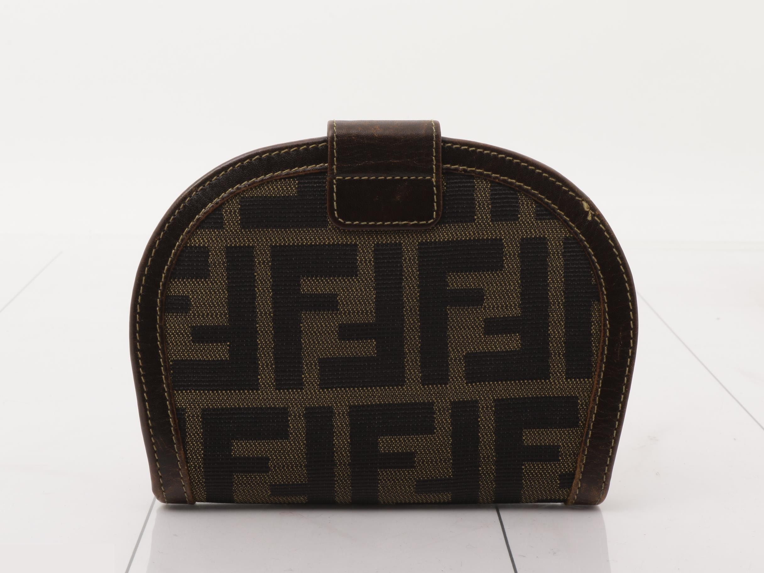 Zucca Canvas/Leather Half Moon Bifold Wallet — view 2