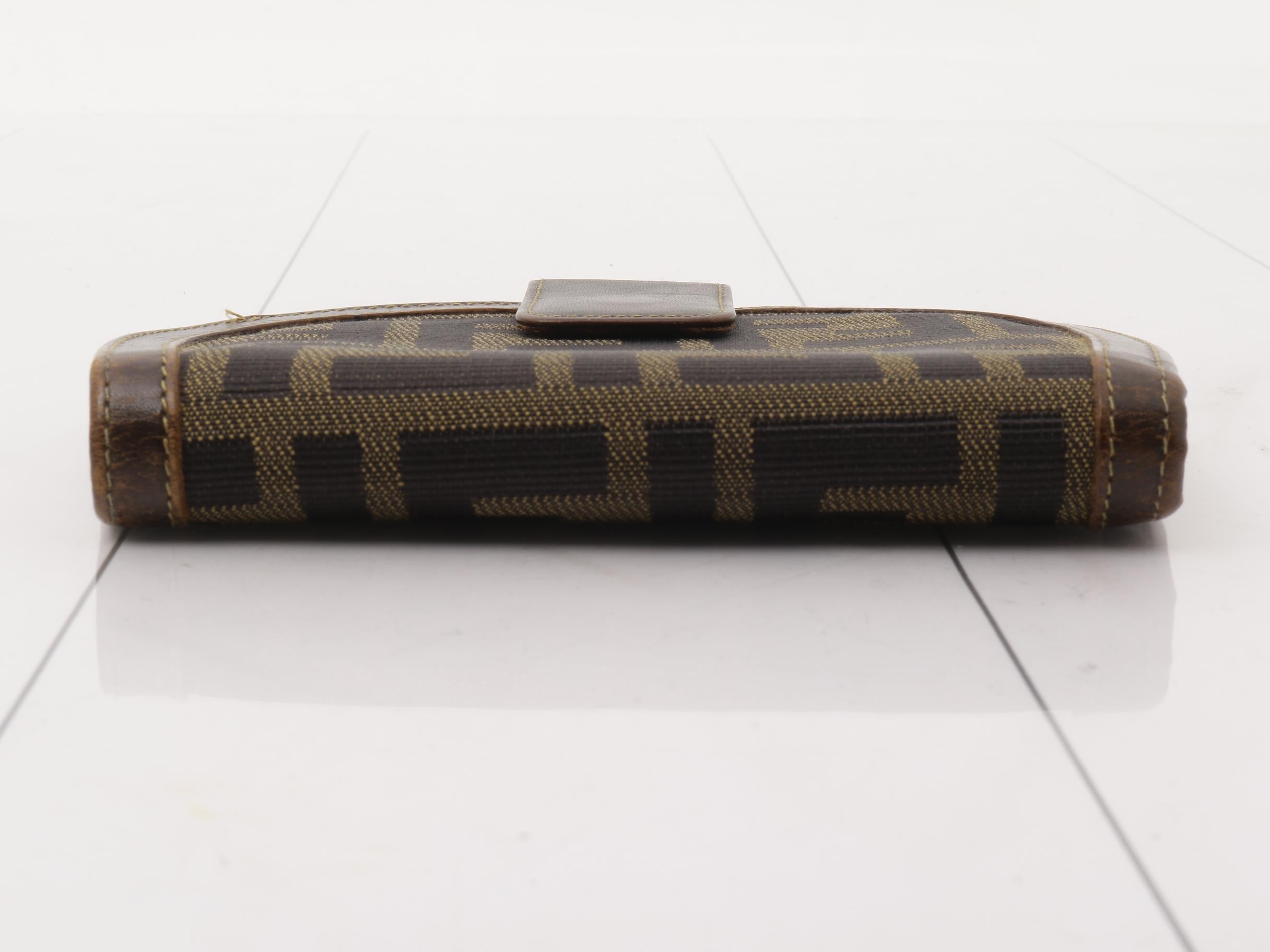 Zucca Canvas/Leather Half Moon Bifold Wallet — view 3