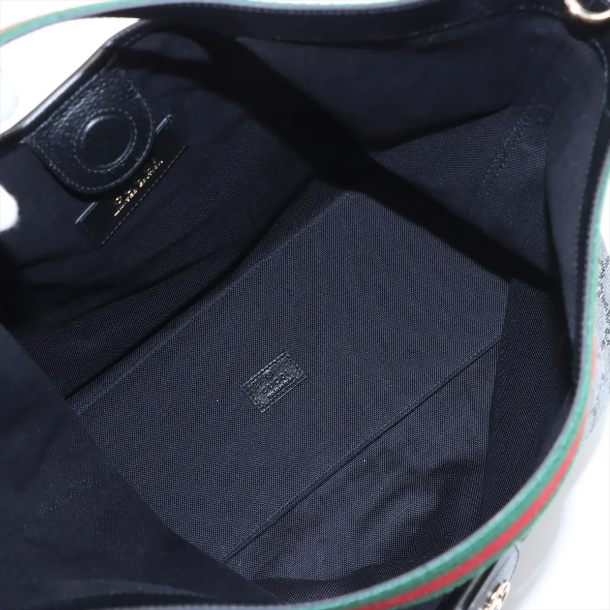 GG Canvas x Leather 2WAY Shoulder Bag Black 865452 — view 8