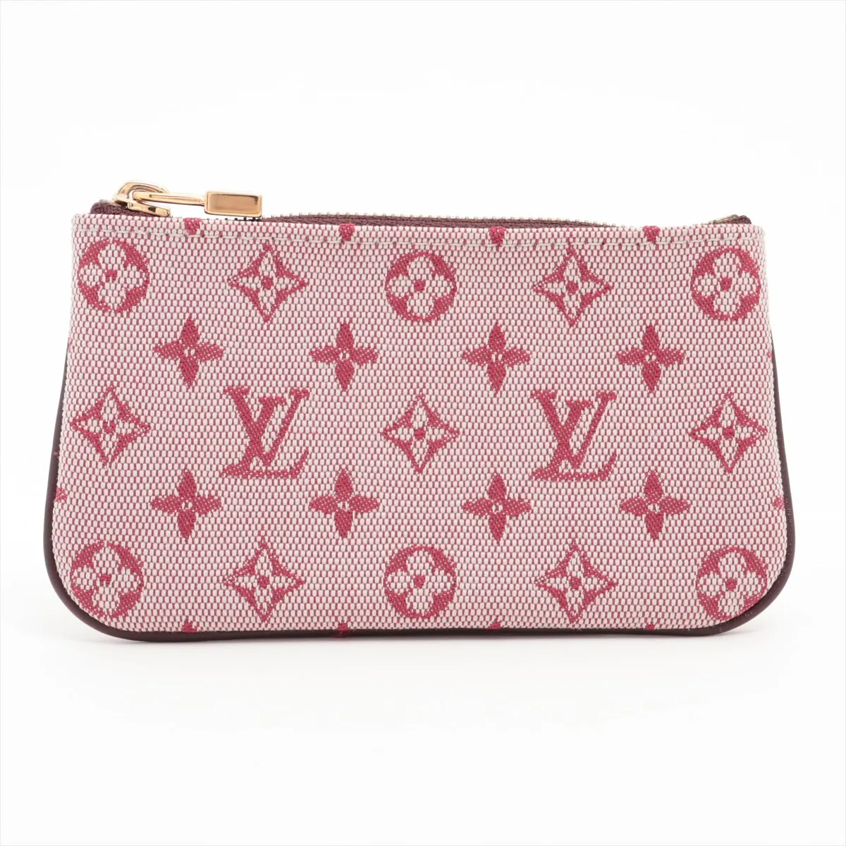 Monogram Mini Pochette Clé M92238 Pink x Red Coin Case (Serial number