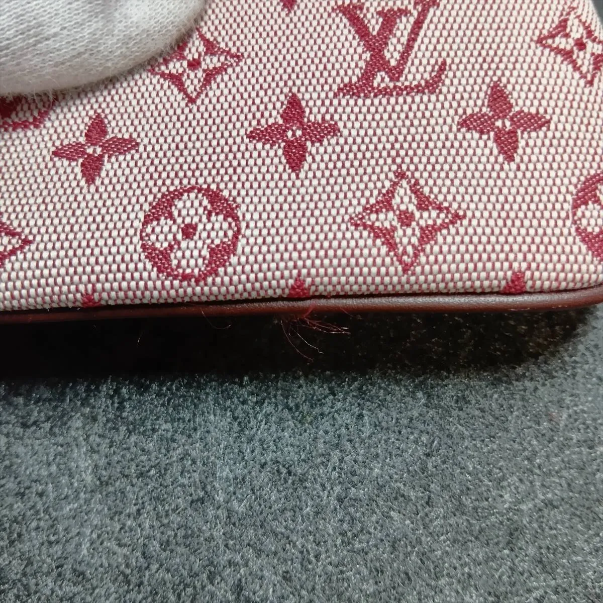 Monogram Mini Pochette Clé M92238 Pink x Red Coin Case (Serial number — view 8