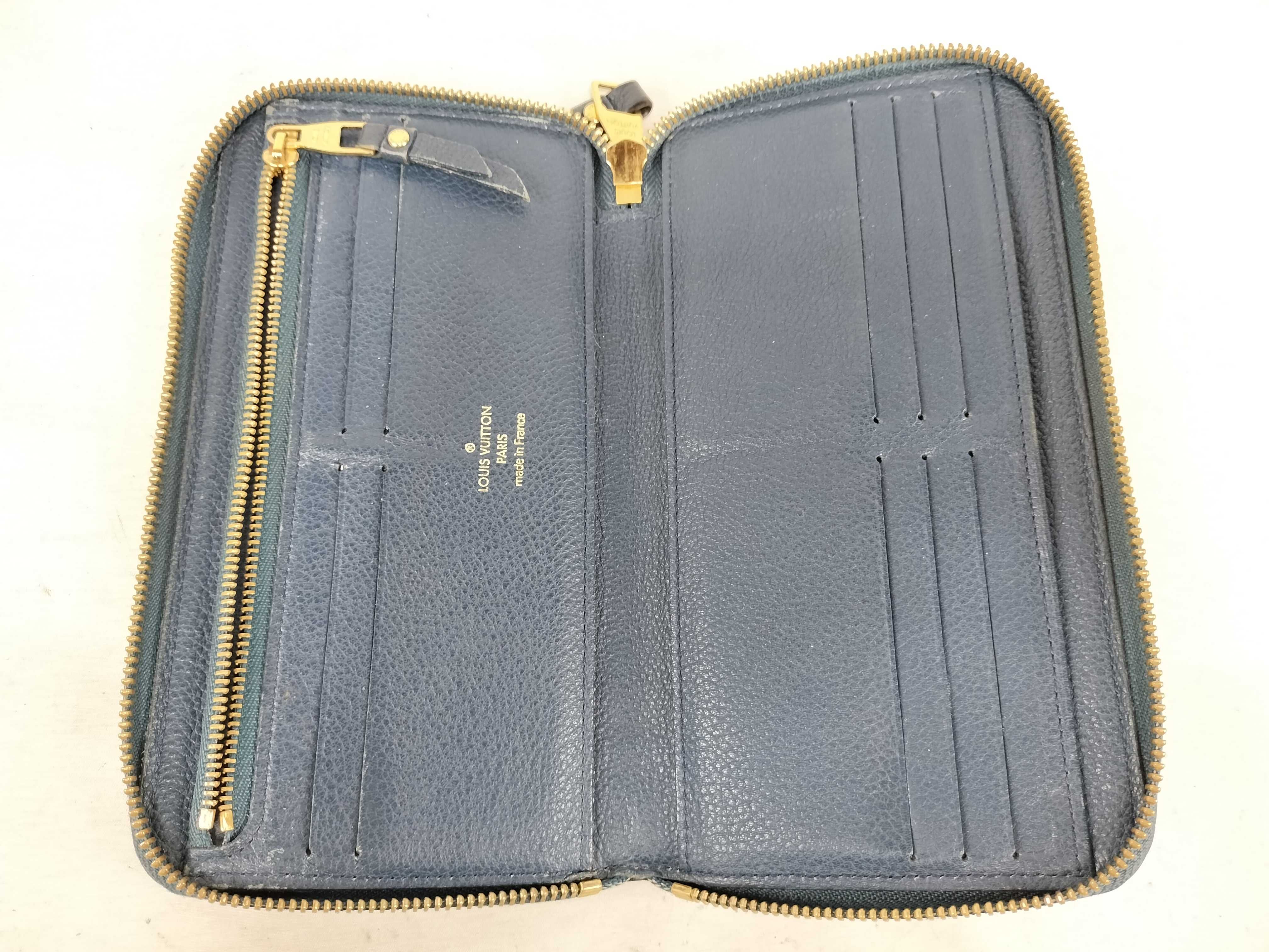 Monogram Empreinte Louis Vuitton Empreinte Zippy Round Zipper Long Wallet — view 13
